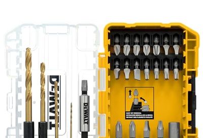 DEWALT Tough Grip 27 Pc Screwdriver Bit Set and Impact Drill Driver Bit Set, Extra Durable Heavy Duty Torsion Zone Technology (DWAF2504TG)