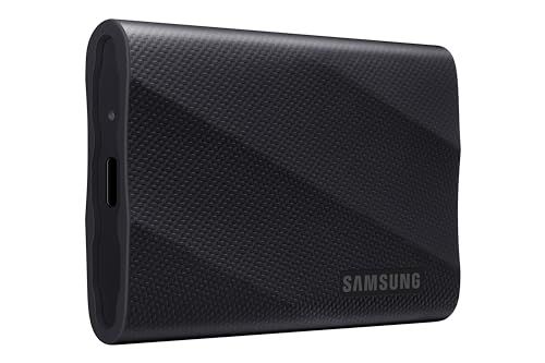SAMSUNG T9 1TB Portable SSD, USB 3.2 Gen. 2x2, Black, Upto 2000MB/s Read Speed - MU-PG1T0B/AM [Canada Version]