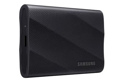 SAMSUNG T9 1TB Portable SSD, USB 3.2 Gen. 2x2, Black, Upto 2000MB/s Read Speed - MU-PG1T0B/AM [Canada Version]
