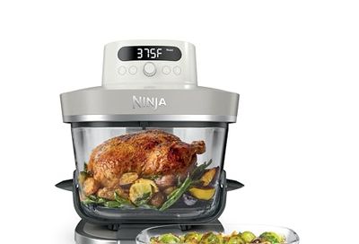 Ninja Crispi Pro Glass Air Fryer, 6-in-1, Bone, AS101CLG
