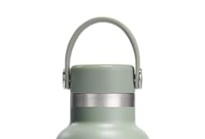 Hydro Flask Stainless Steel Standard Mouth Water Bottle with Flex Cap and Double-Wall Vacuum Insulation,Agave, 21 Ounces