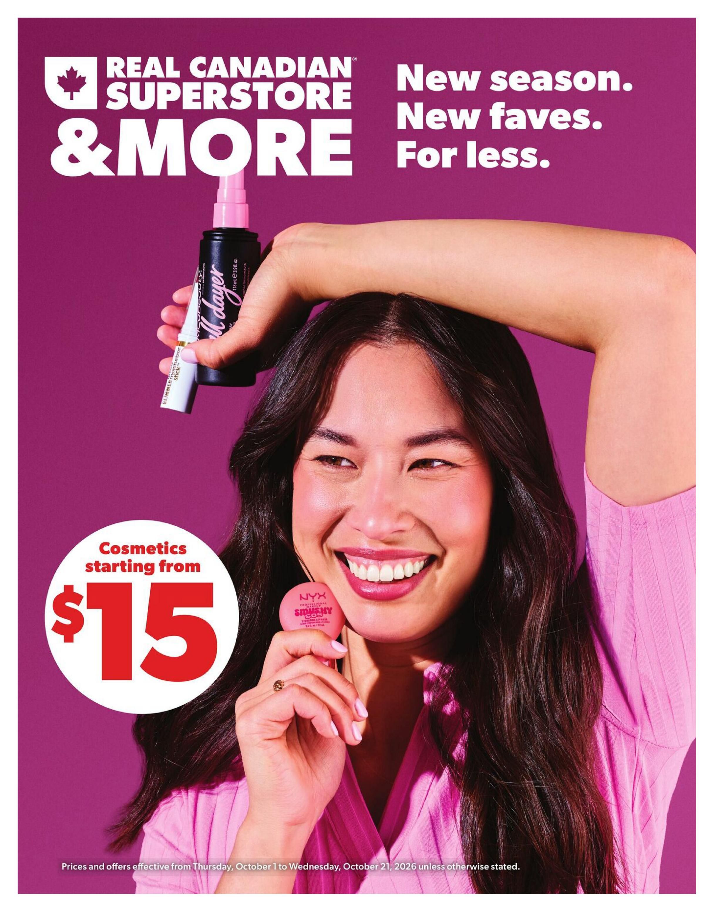 Real Canadian Superstore Beauty Flyer October 1 to 21