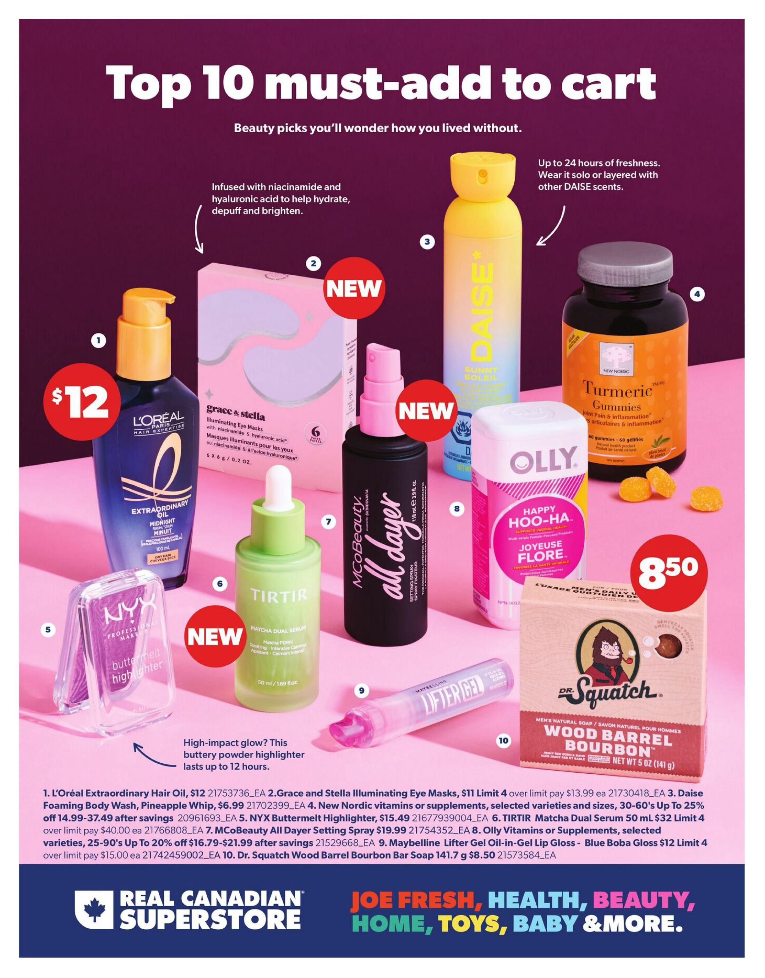 Real Canadian Superstore Beauty Flyer October 1 to 21