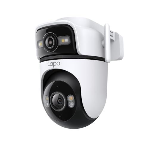 Tapo 2K Dual-Lens Pan/Tilt Outdoor Wi-Fi Security Camera, C545D Tapo 2K Dual-Lens Pan/Tilt Outdoor Wi-Fi Security Camera, C545D