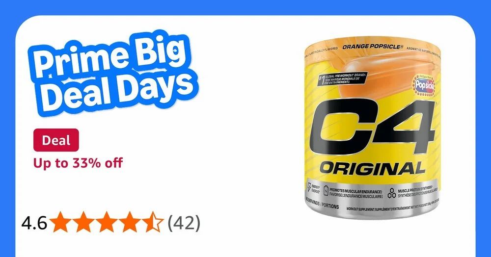 Amazon.com: C4 Pre-workout Orange/Grape Popsicle