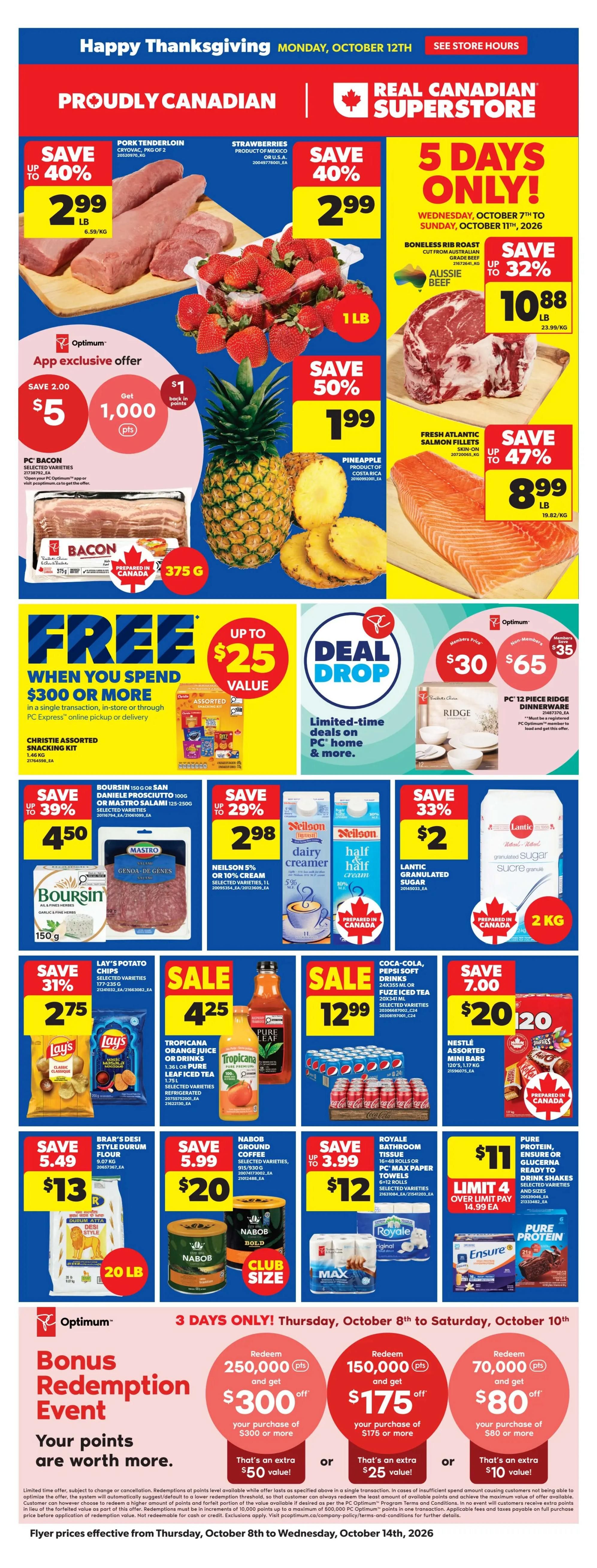 Real Canadian Superstore (ON) Flyer October 8 to 14