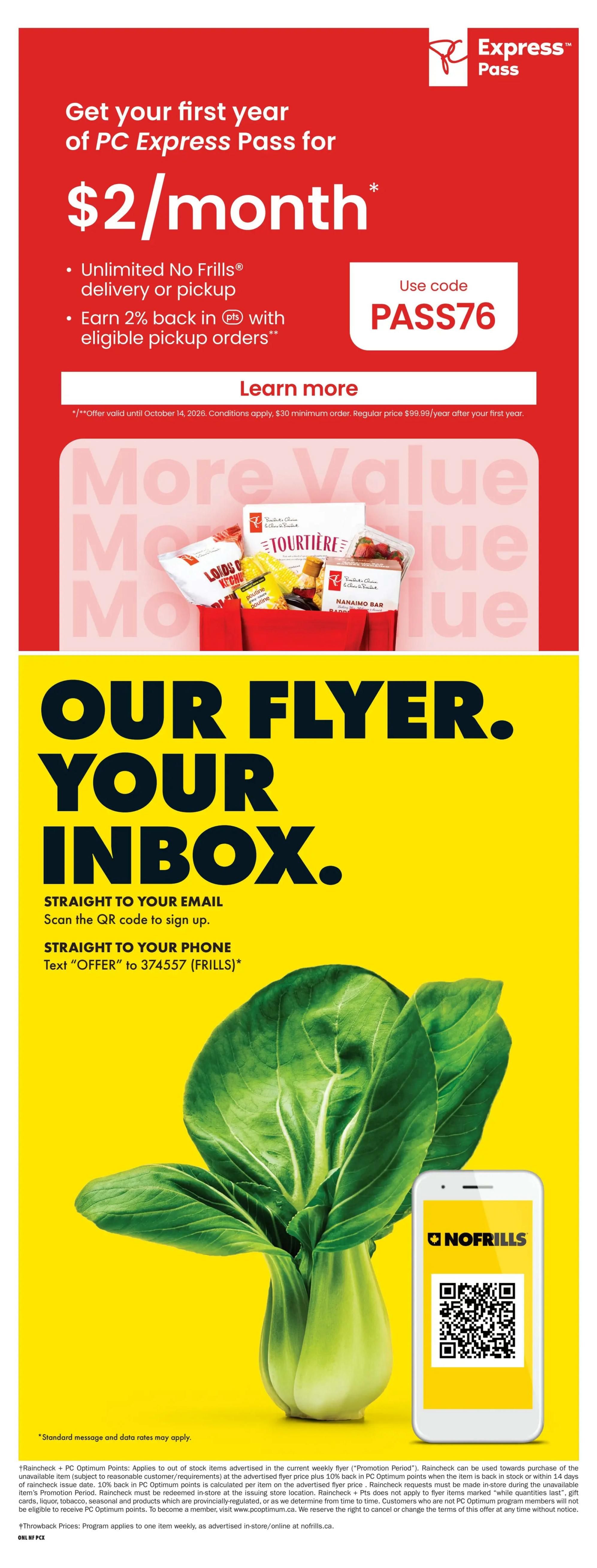 No Frills (ON) Flyer October 8 to 14