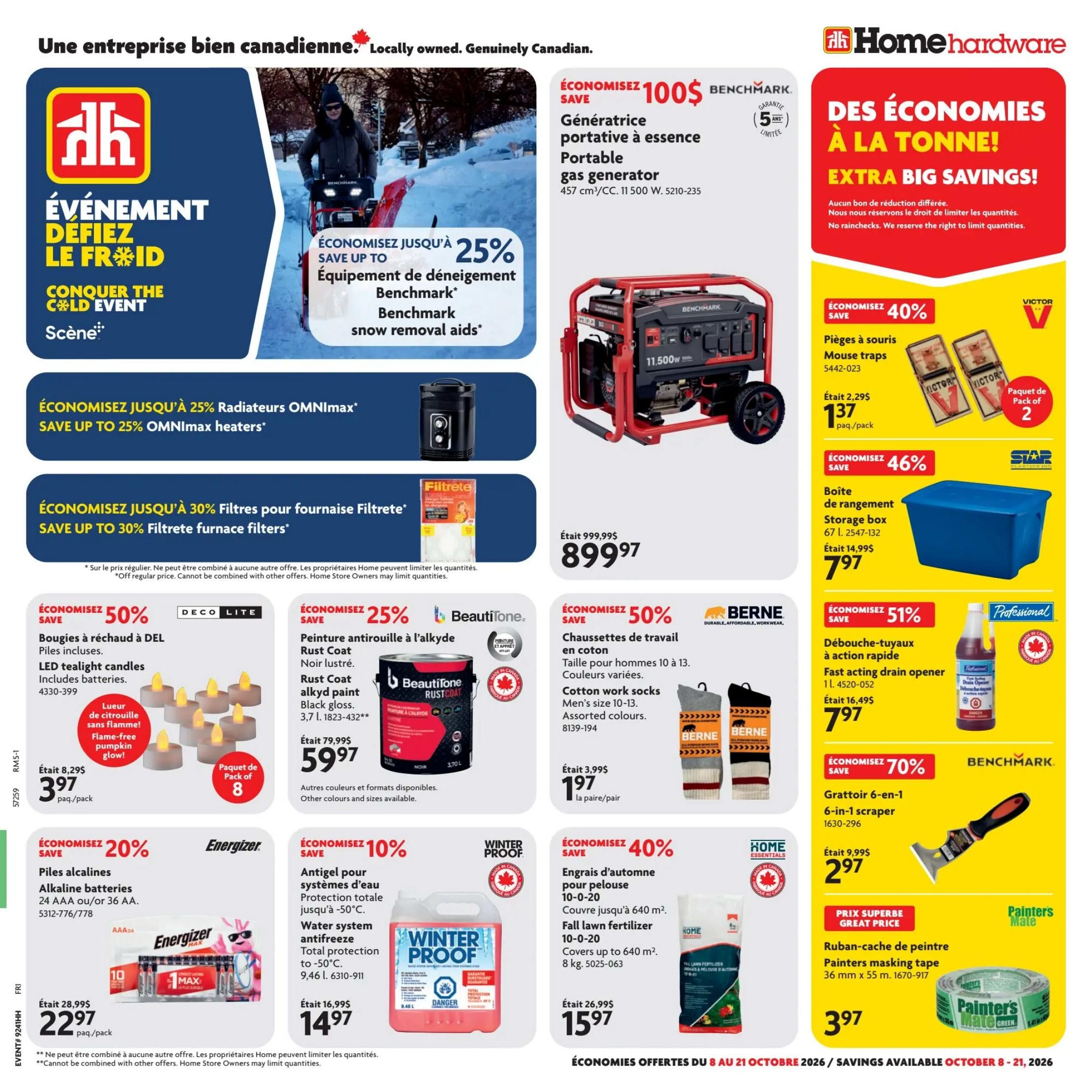 Home Hardware (QC) Flyer October 8 to 21