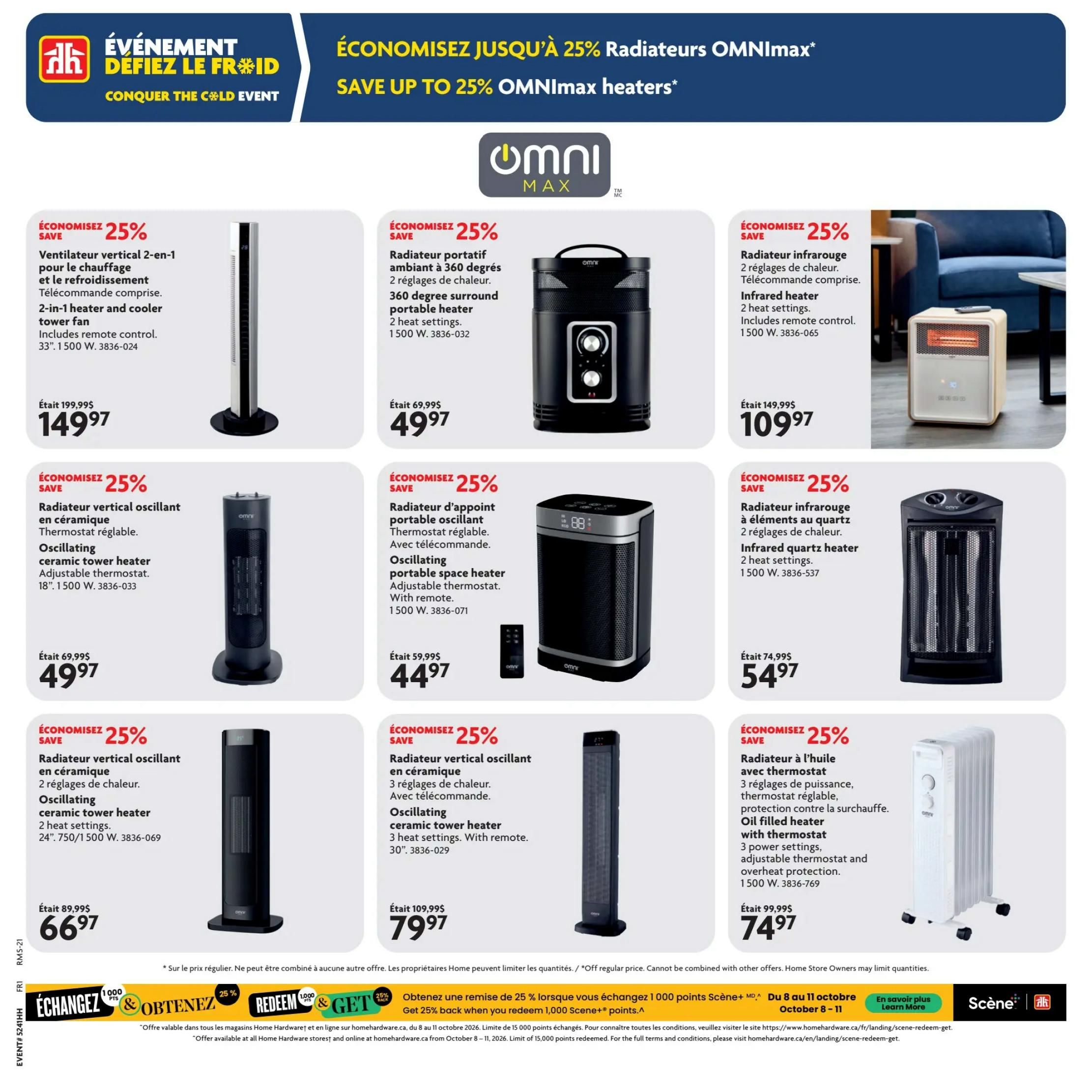 Home Hardware (QC) Flyer October 8 to 21