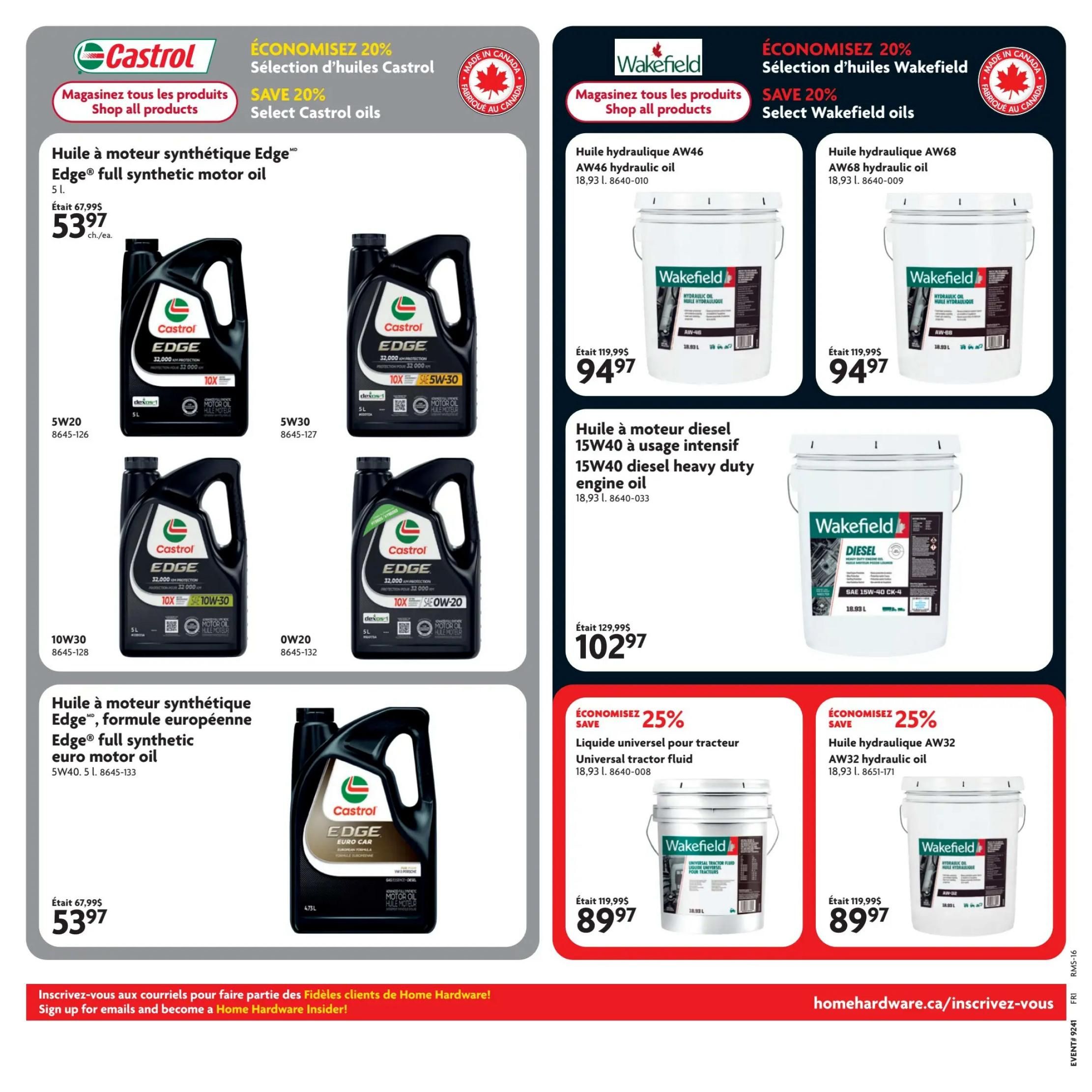 Home Hardware (QC) Flyer October 8 to 21