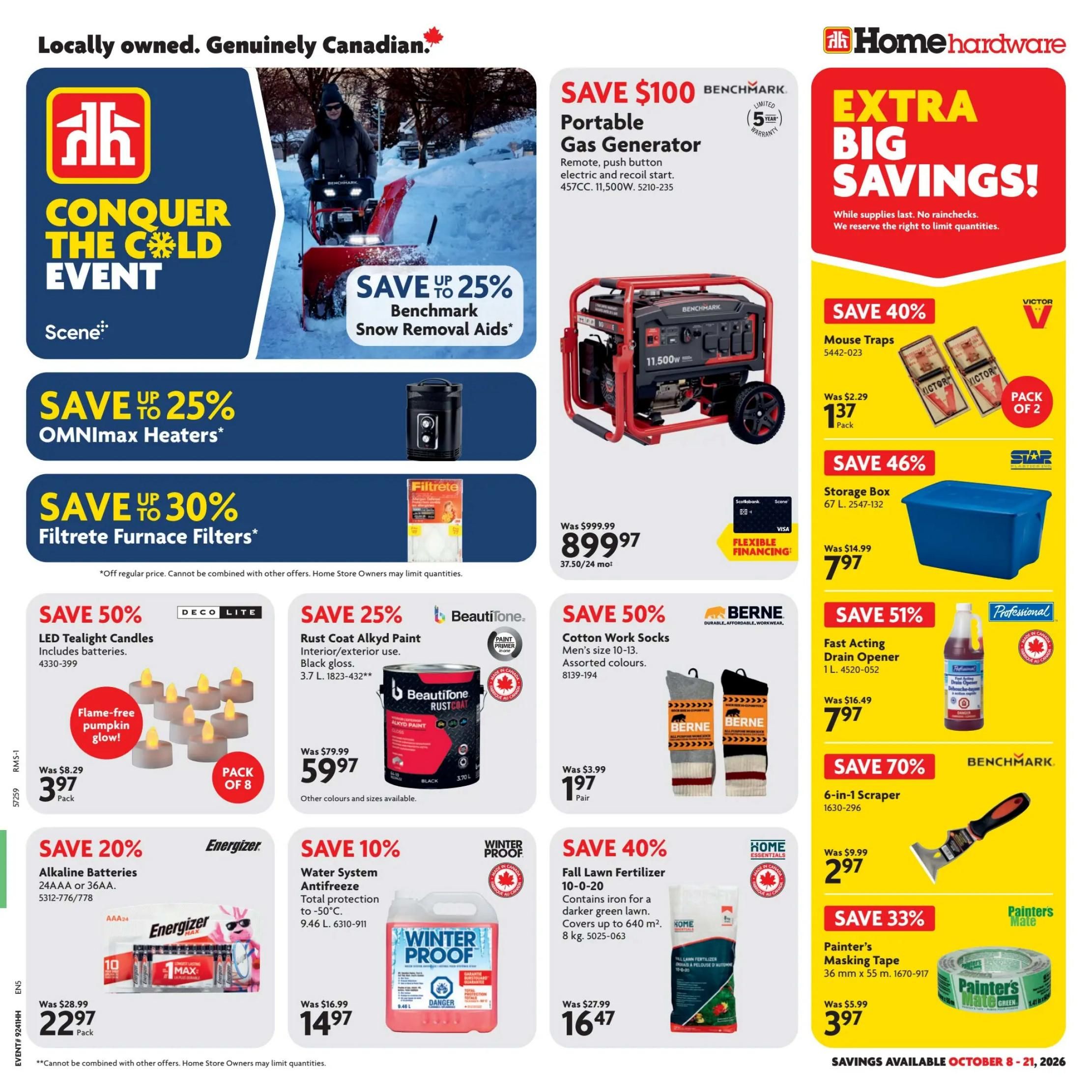 Home Hardware (BC) Flyer October 8 to 21
