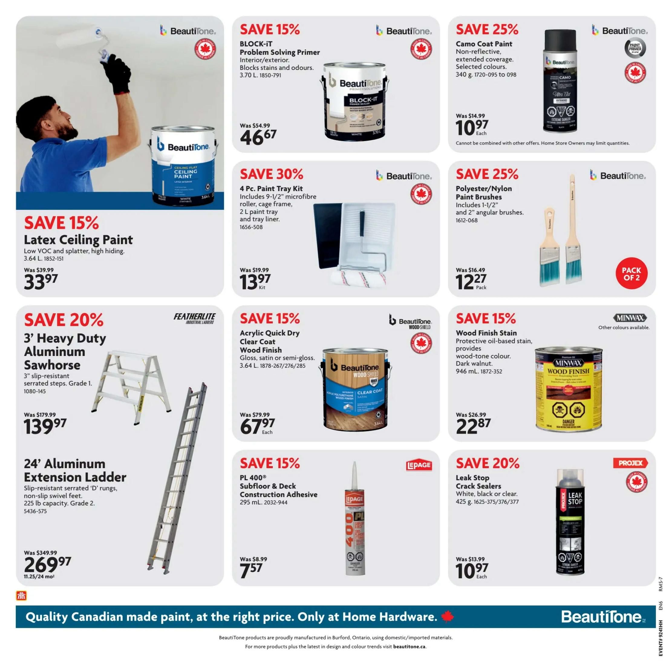 Home Hardware (ON) Flyer October 8 to 21