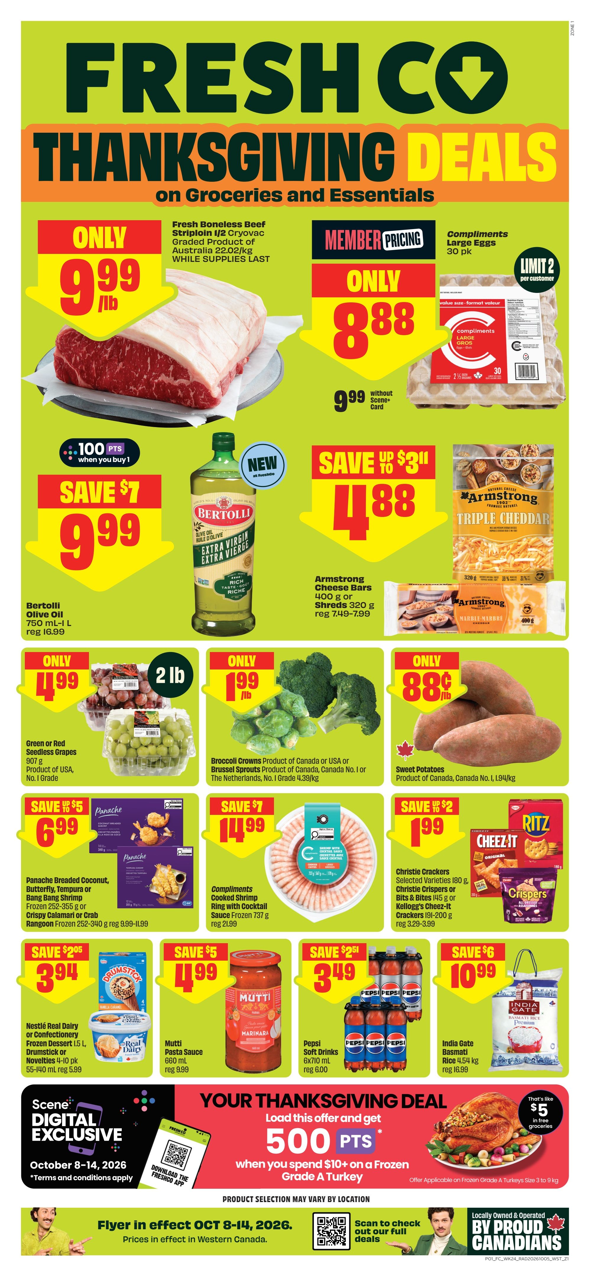 FreshCo (West) Flyer October 8 to 14
