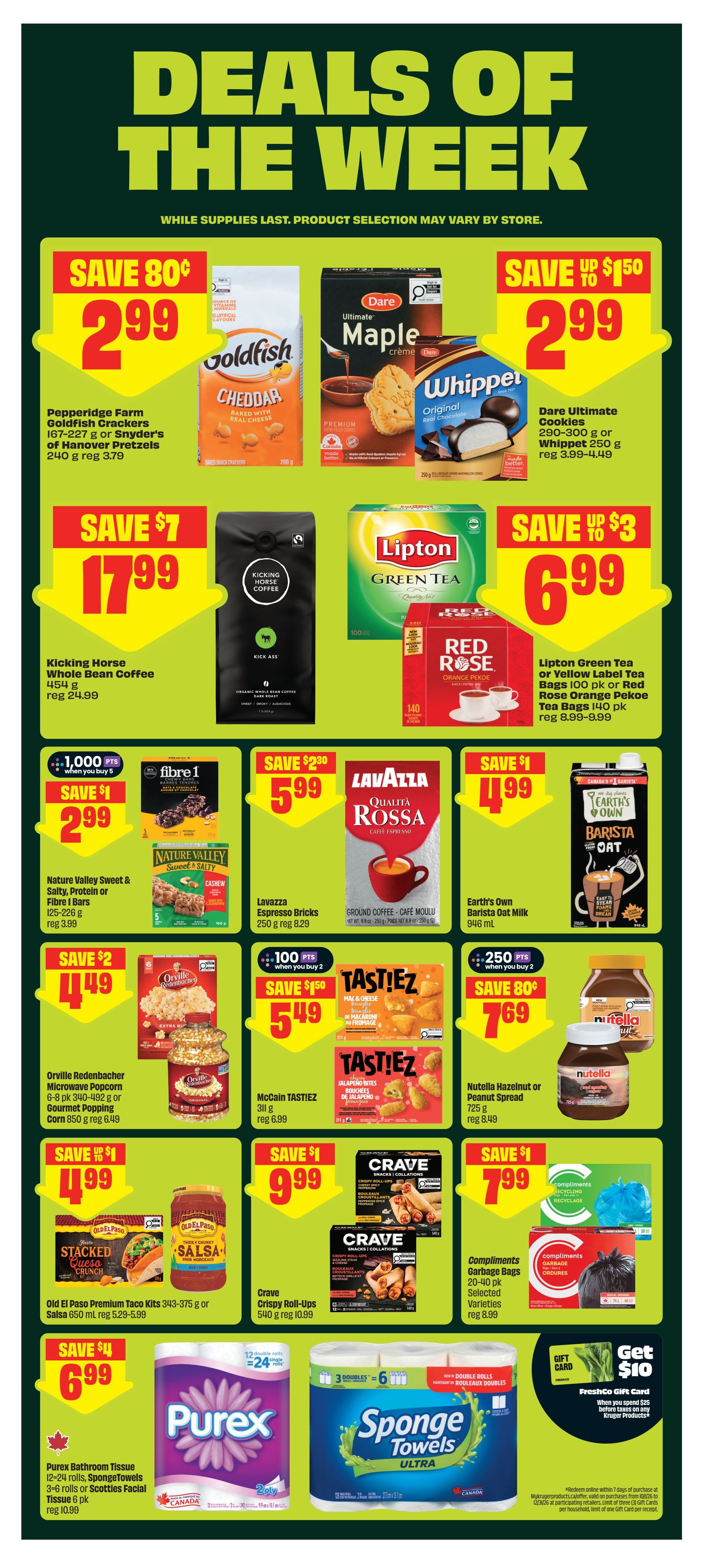 FreshCo (West) Flyer October 8 to 14