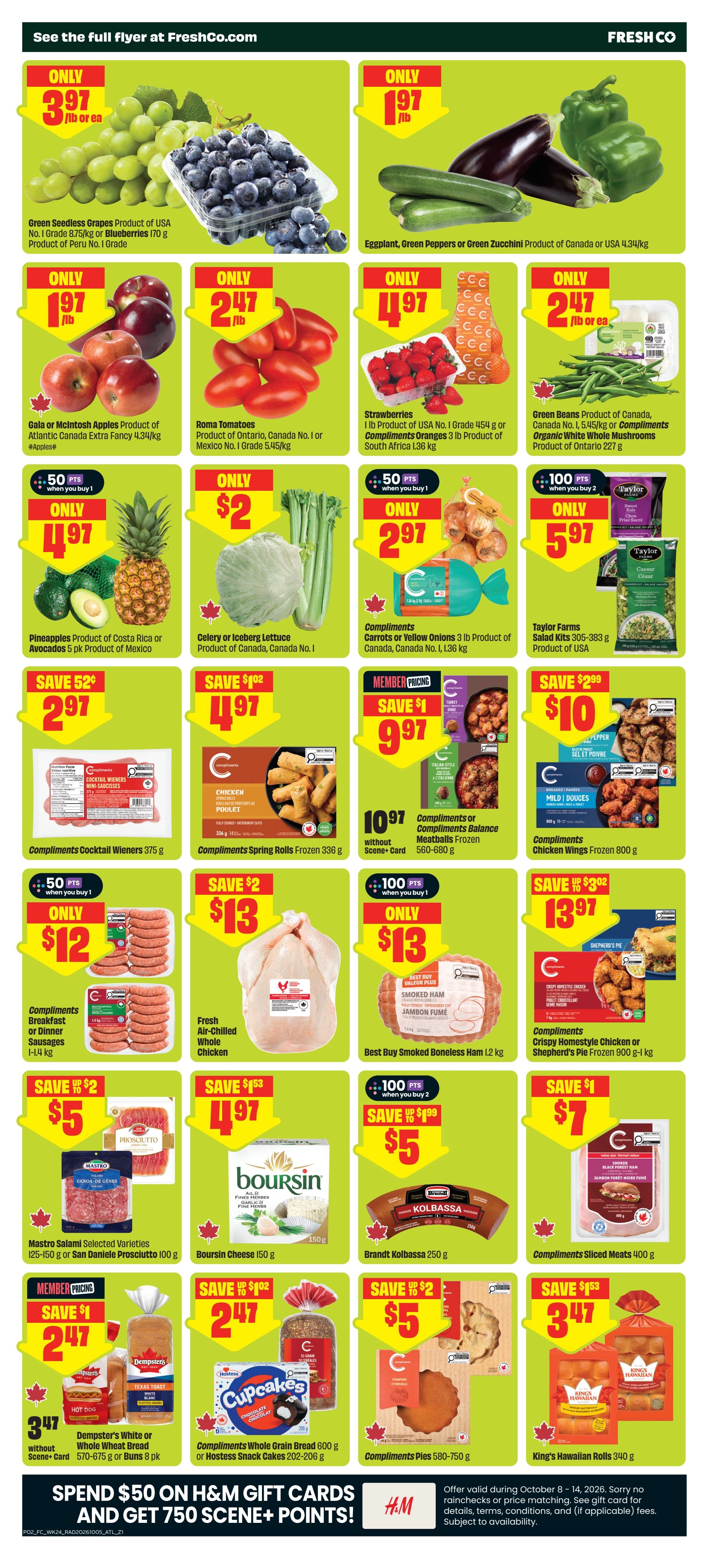 FreshCo (Atlantic) Flyer October 8 to 14