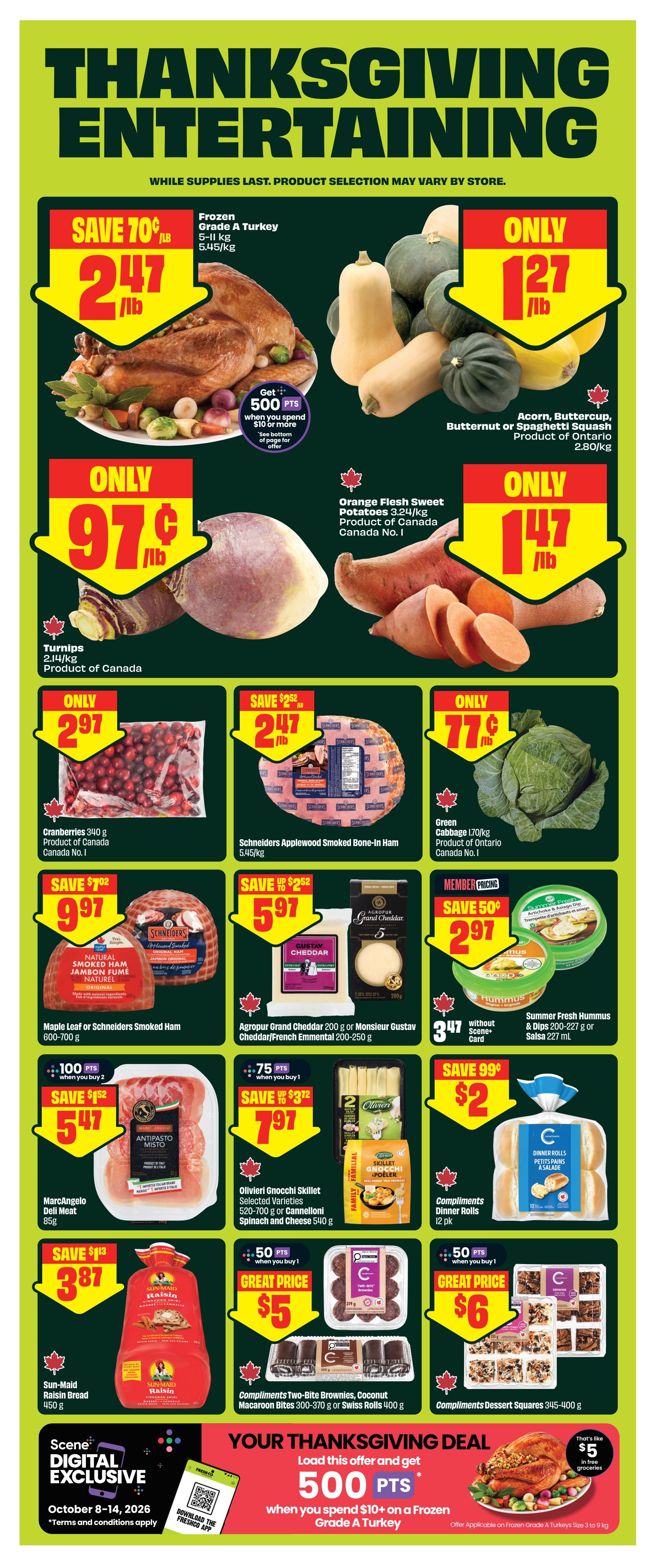 FreshCo (Atlantic) Flyer October 8 to 14