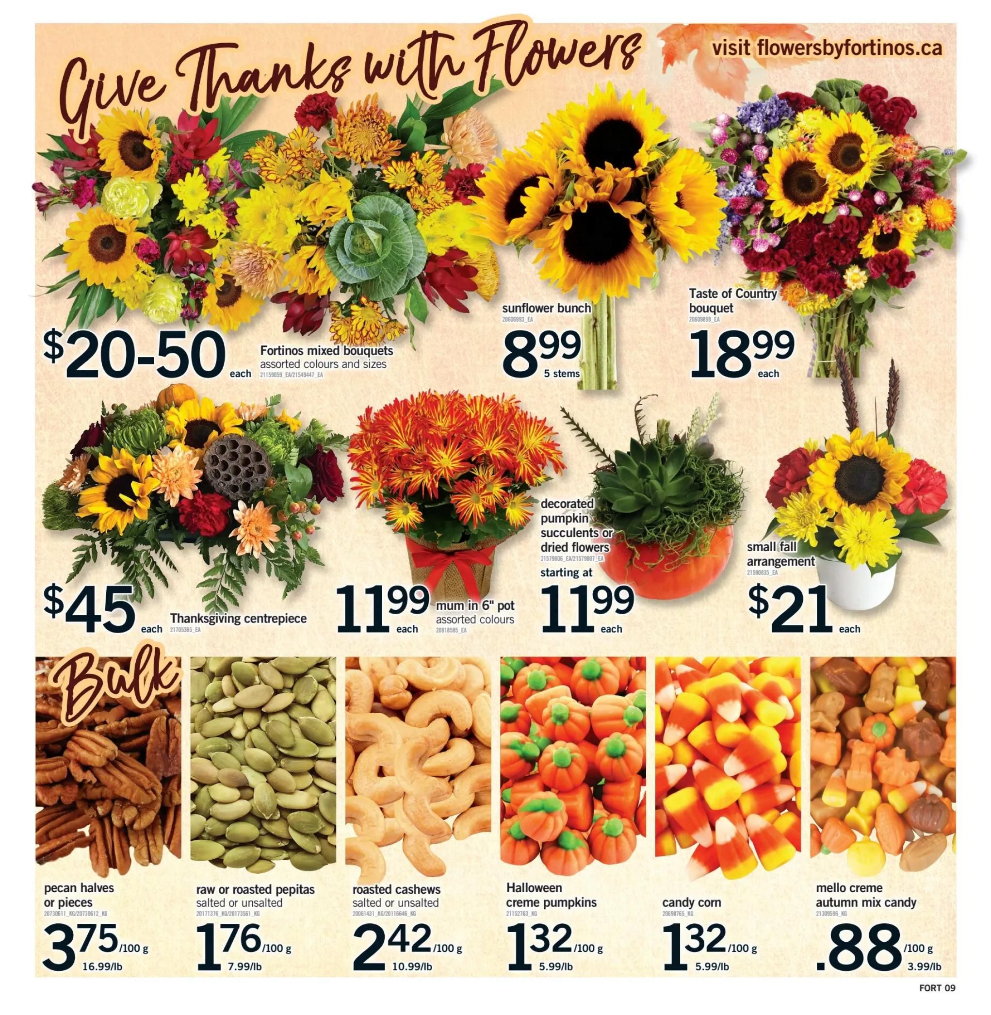 Fortinos Flyer October 8 to 11