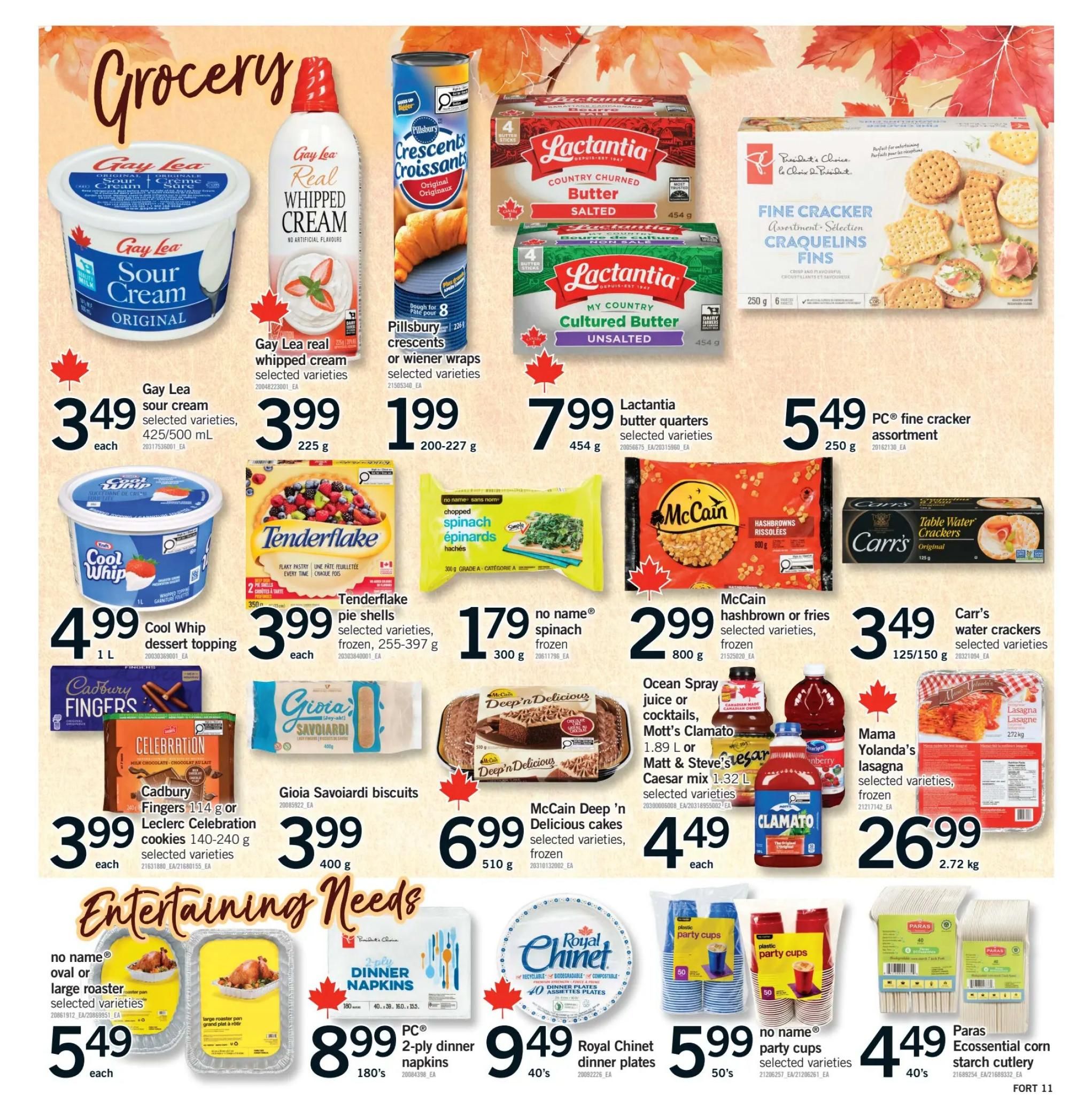 Fortinos Flyer October 8 to 11