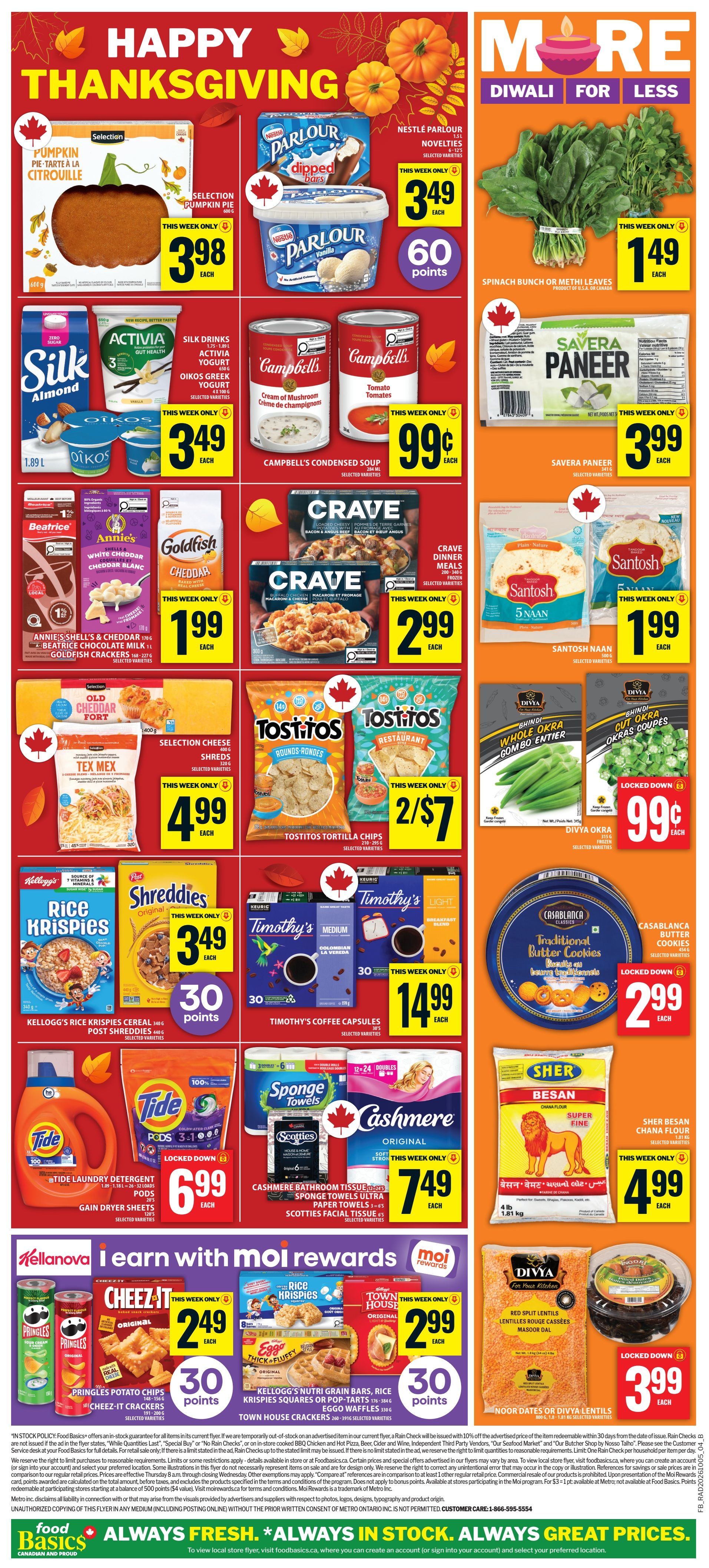 Food Basics Flyer October 8 to 14