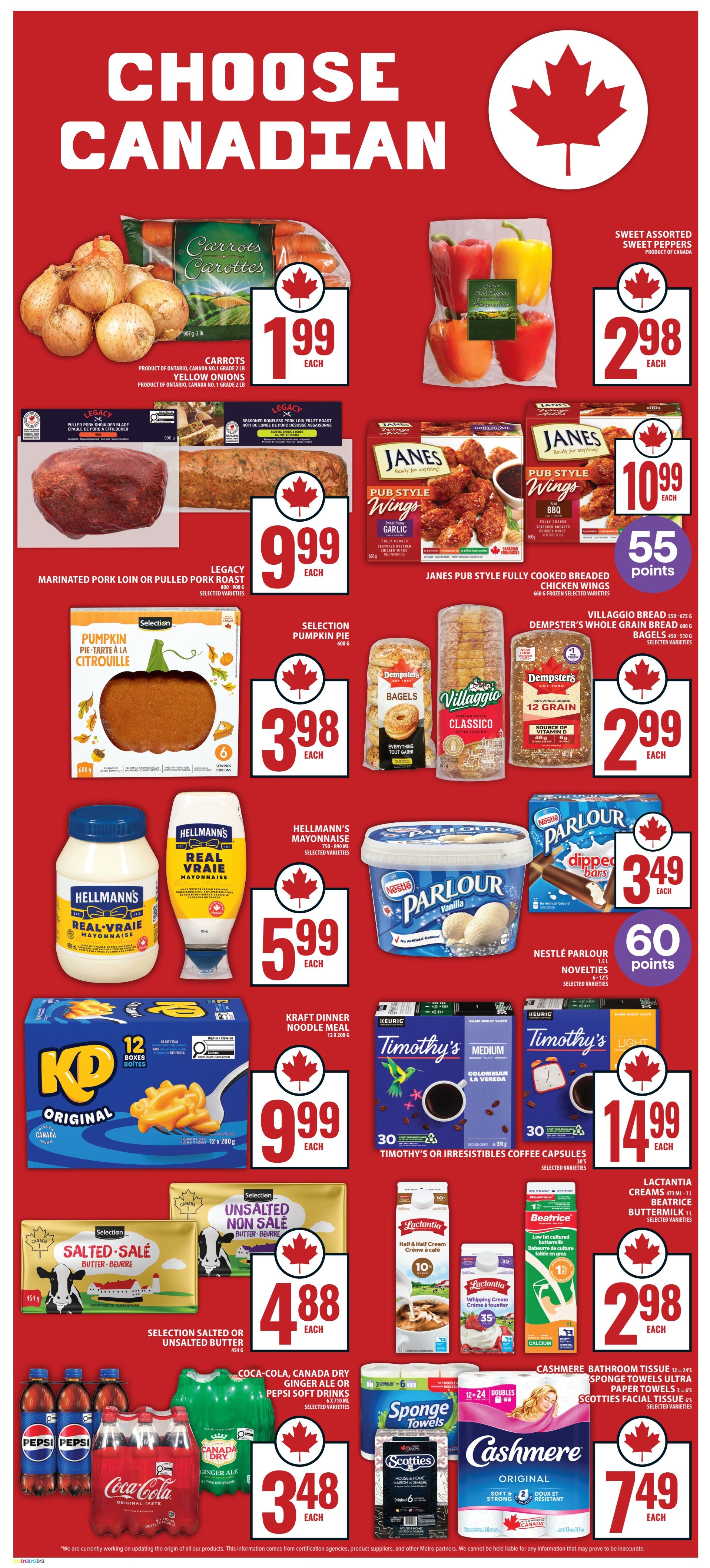 Food Basics Flyer October 8 to 14