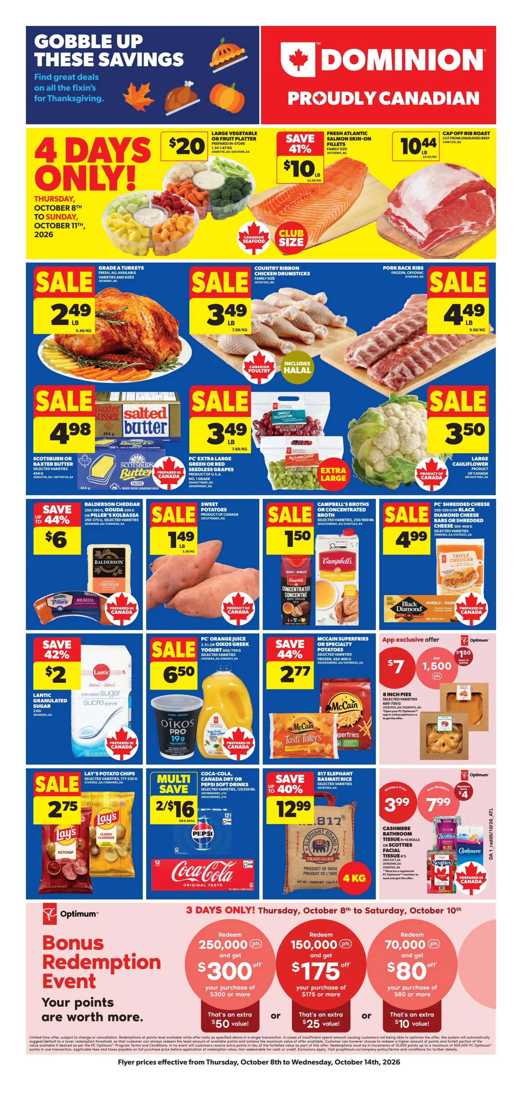 Dominion Flyer October 8 to 14