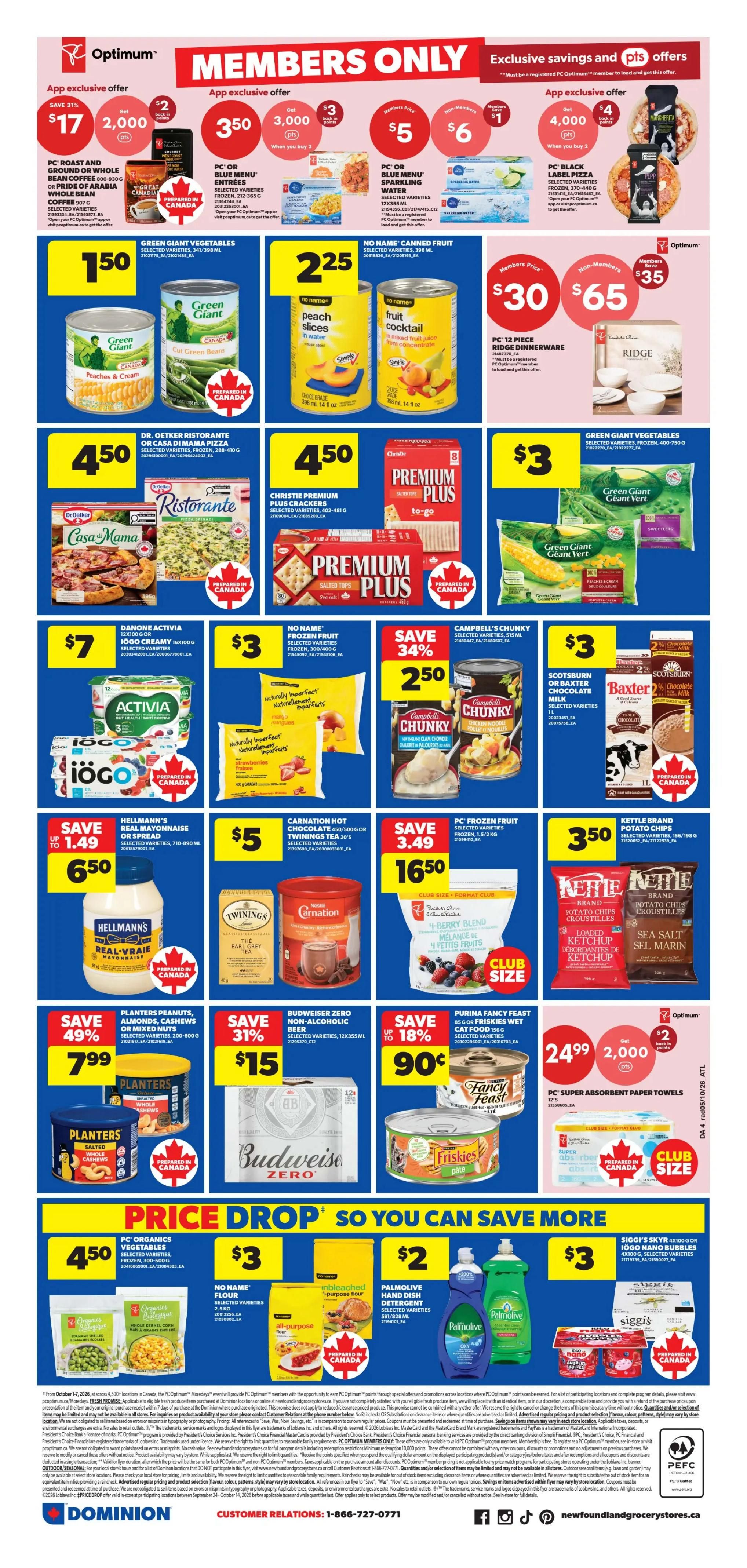 Dominion Flyer October 8 to 14