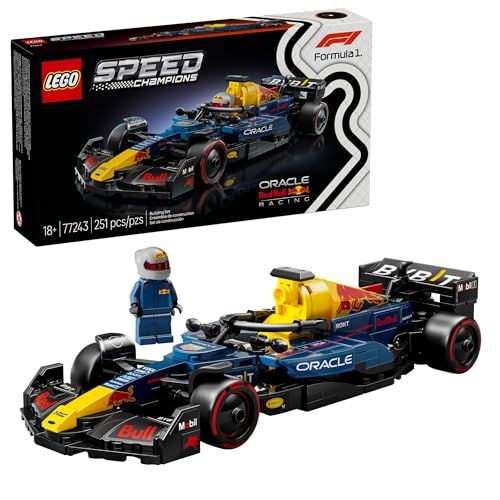 LEGO Speed Champions Oracle Red Bull Racing RB20 F1 Race Car Model Kits - Building Set for Adults, Ages 18+ with Realistic Features - Red Bull DIY Crafts for Display - Gift Idea for F1 Fans - 77243 LEGO Speed Champions Oracle Red Bull Racing RB20 F1 Race Car Model Kits - Building Set for Adults, Ages 18+ with Realistic Features - Red Bull DIY Crafts for Display - Gift Idea for F1 Fans - 77243