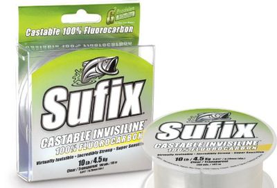 Sufix Invisiline Casting Fluorocarbon 20 Lb Clear 100 Yd