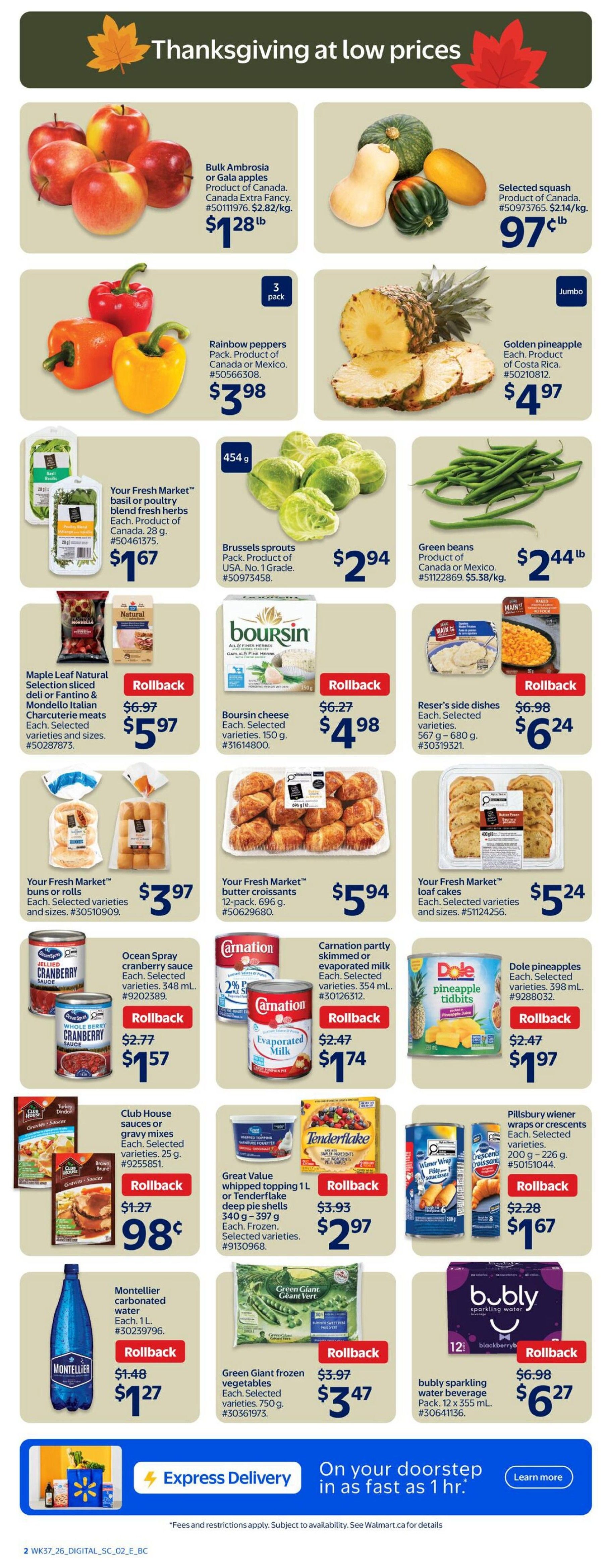 Walmart (West) Flyer October 8 to 14