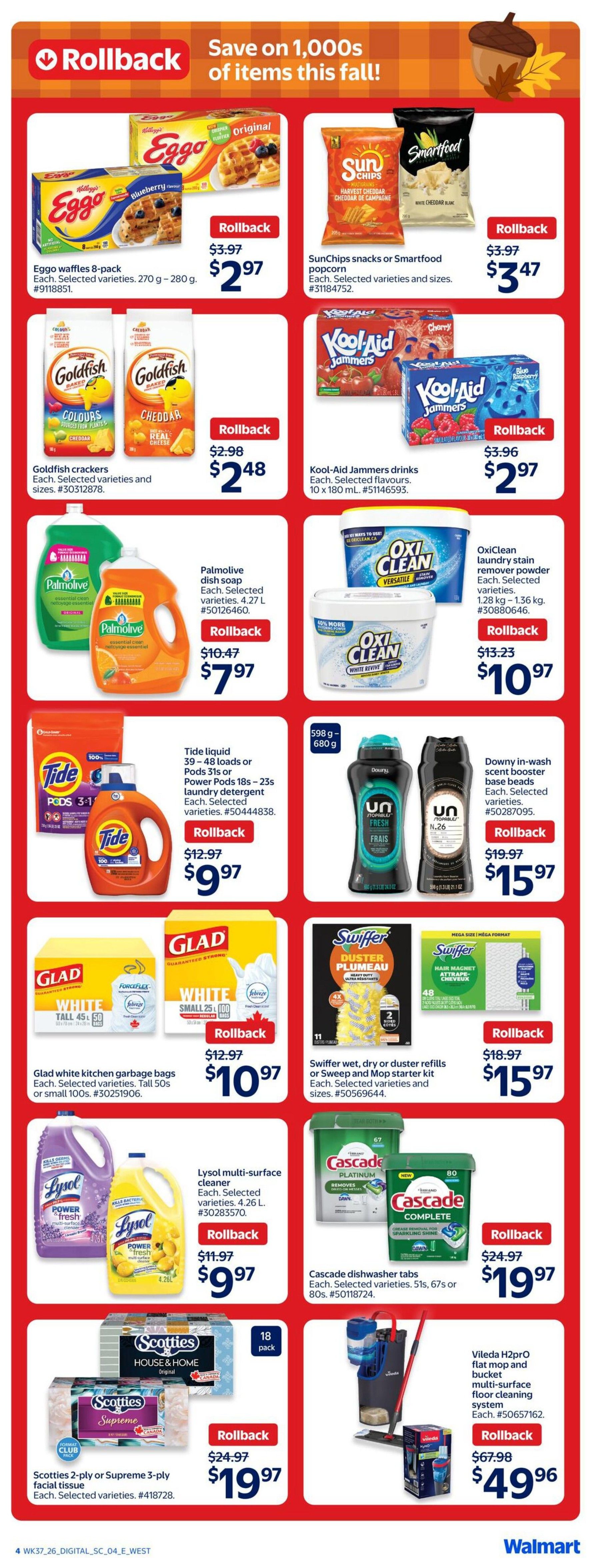 Walmart (West) Flyer October 8 to 14