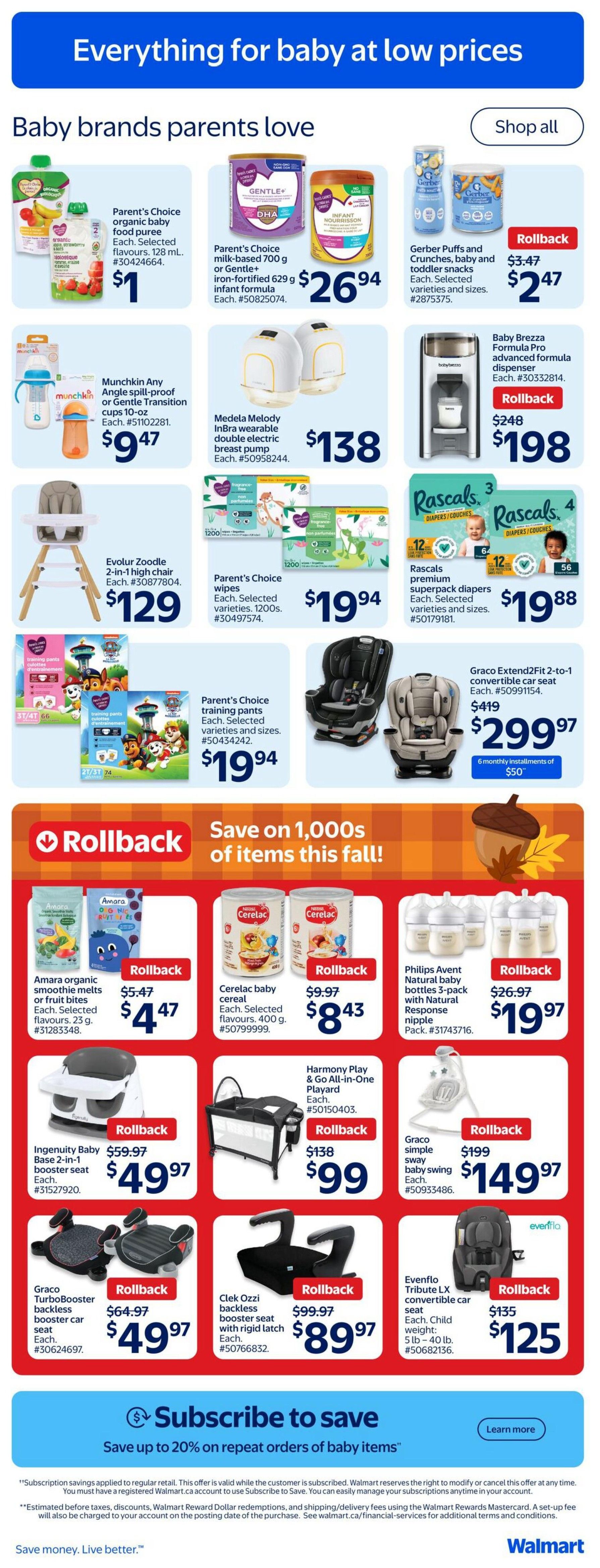 Walmart (West) Flyer October 8 to 14