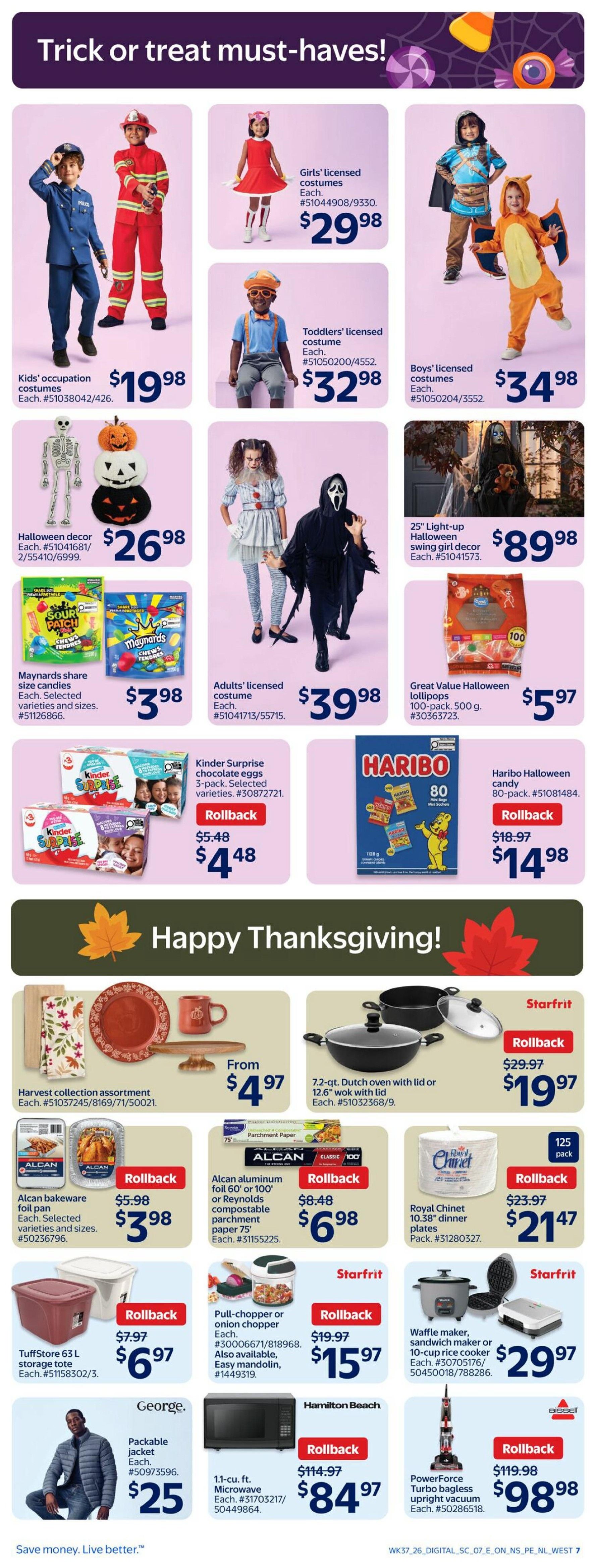 Walmart (West) Flyer October 8 to 14
