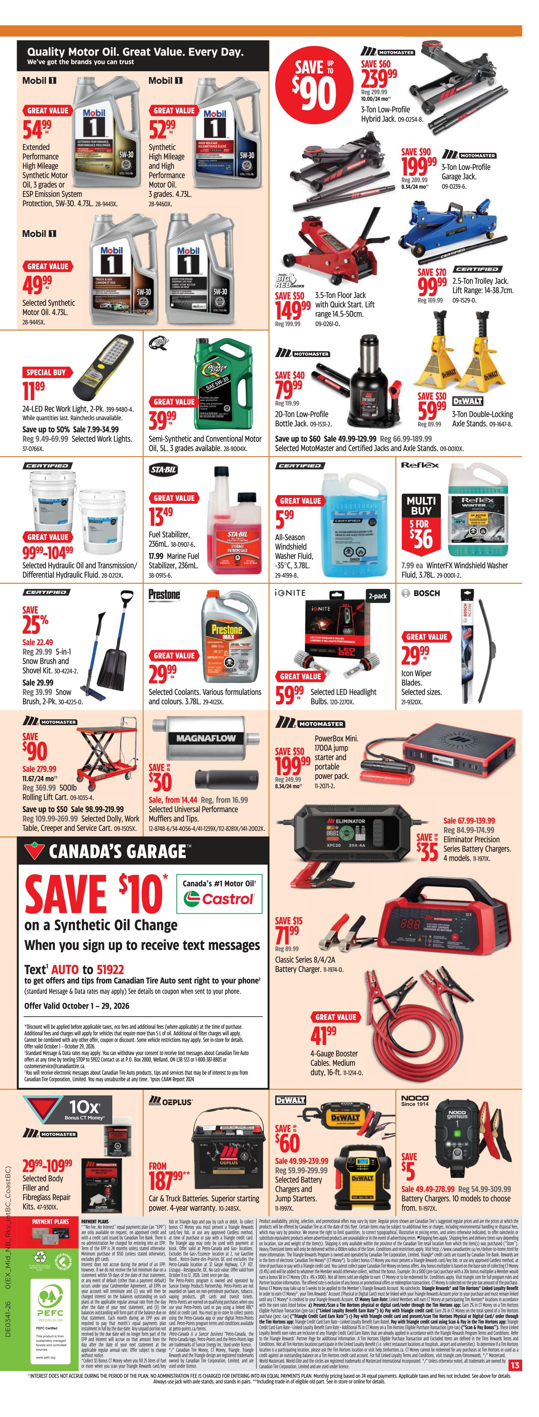 Canadian Tire (ON) Flyer October 9 to 15