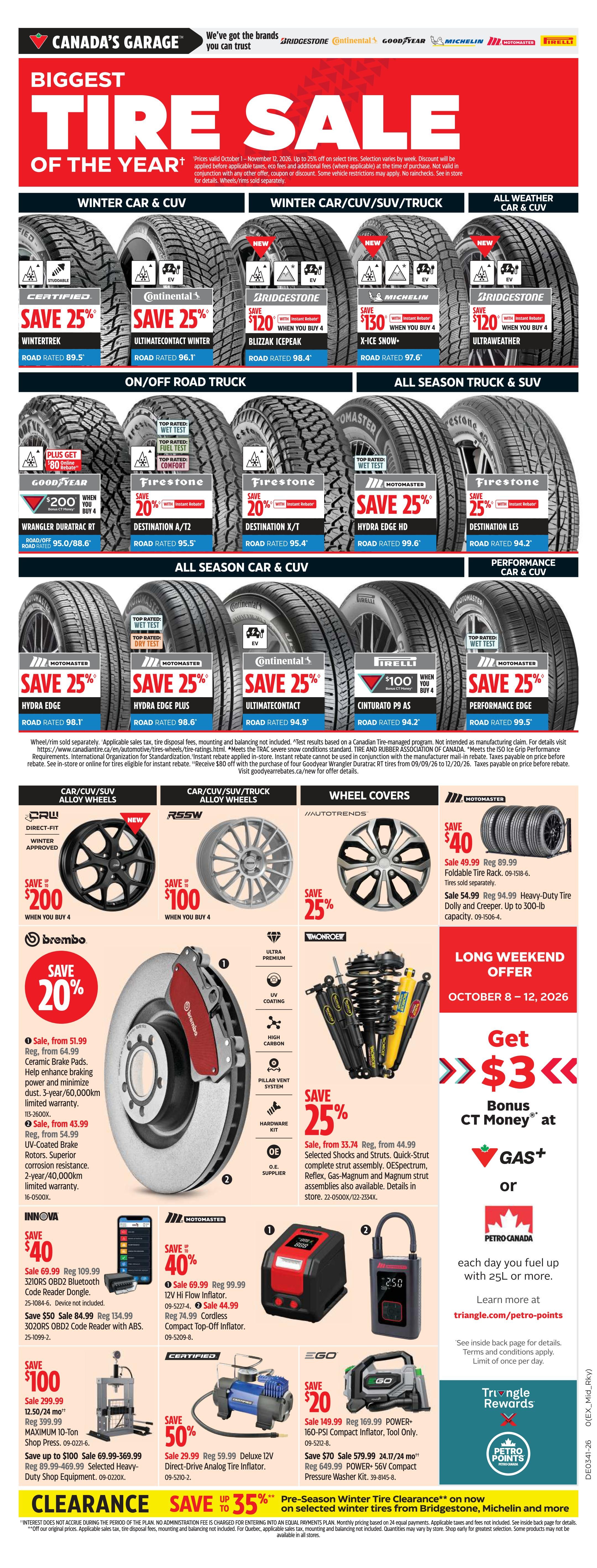 Canadian Tire (ON) Flyer October 9 to 15