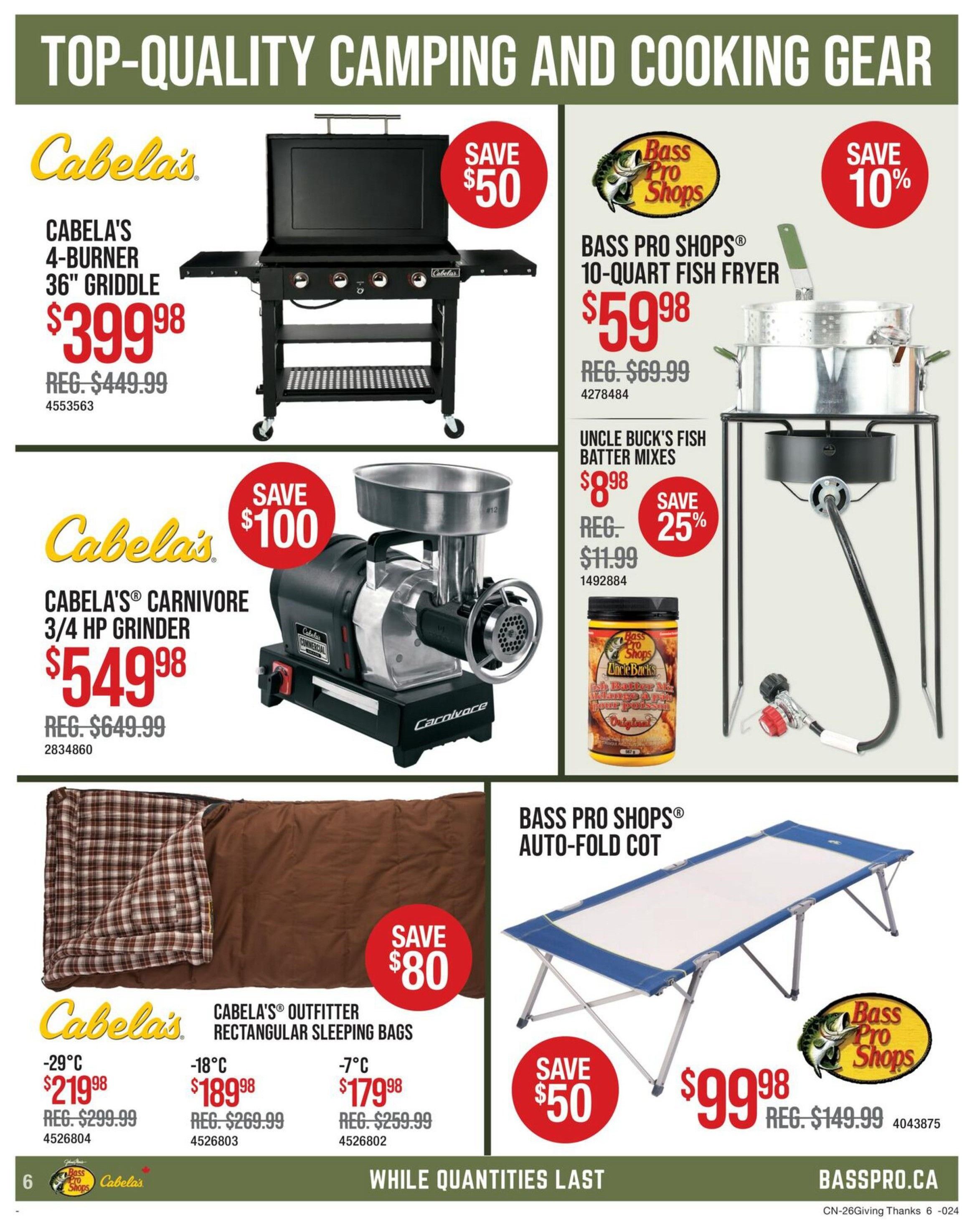 Cabela's Flyer October 8 to 21