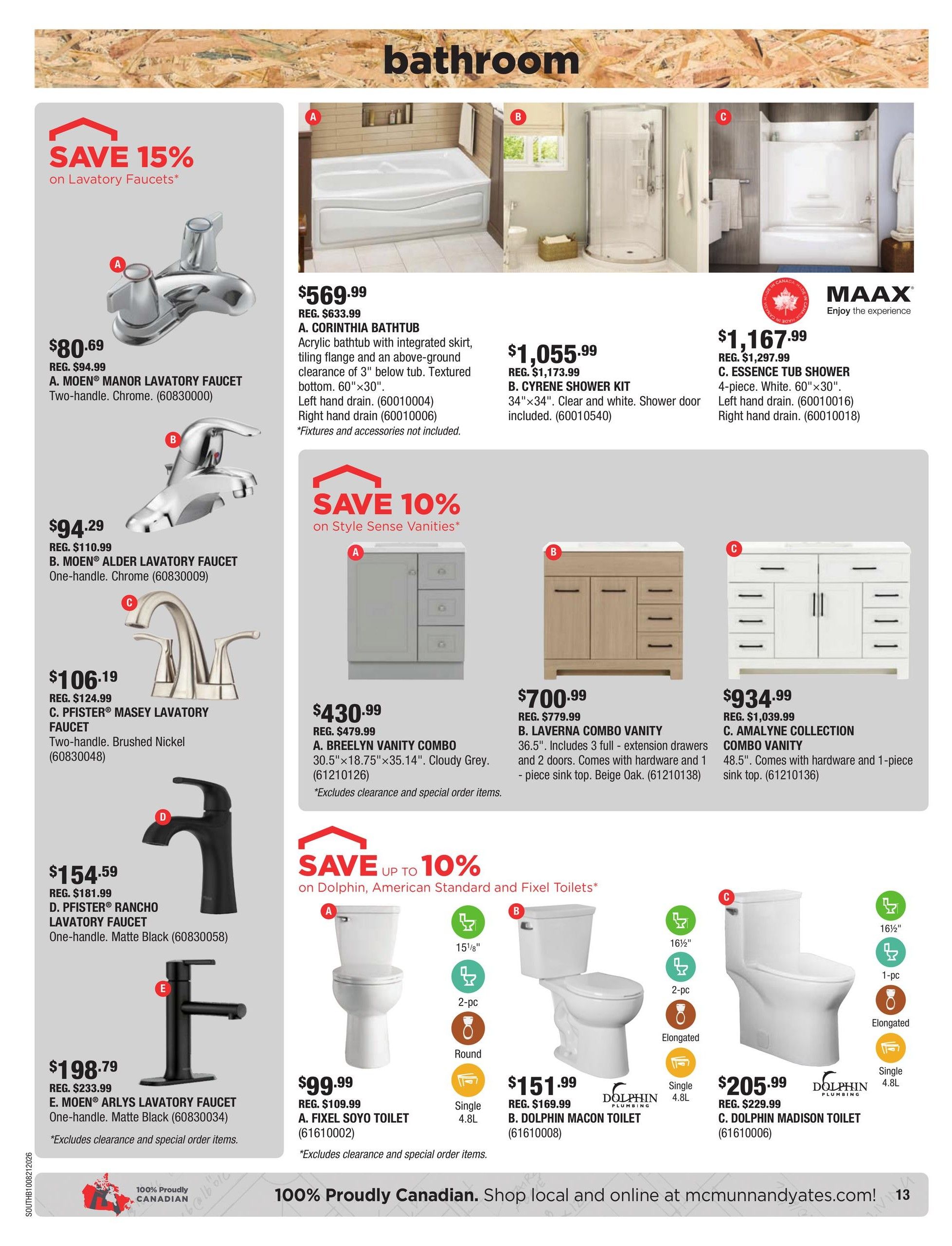 McMunn & Yates Building Supplies Flyer October 8 to 21