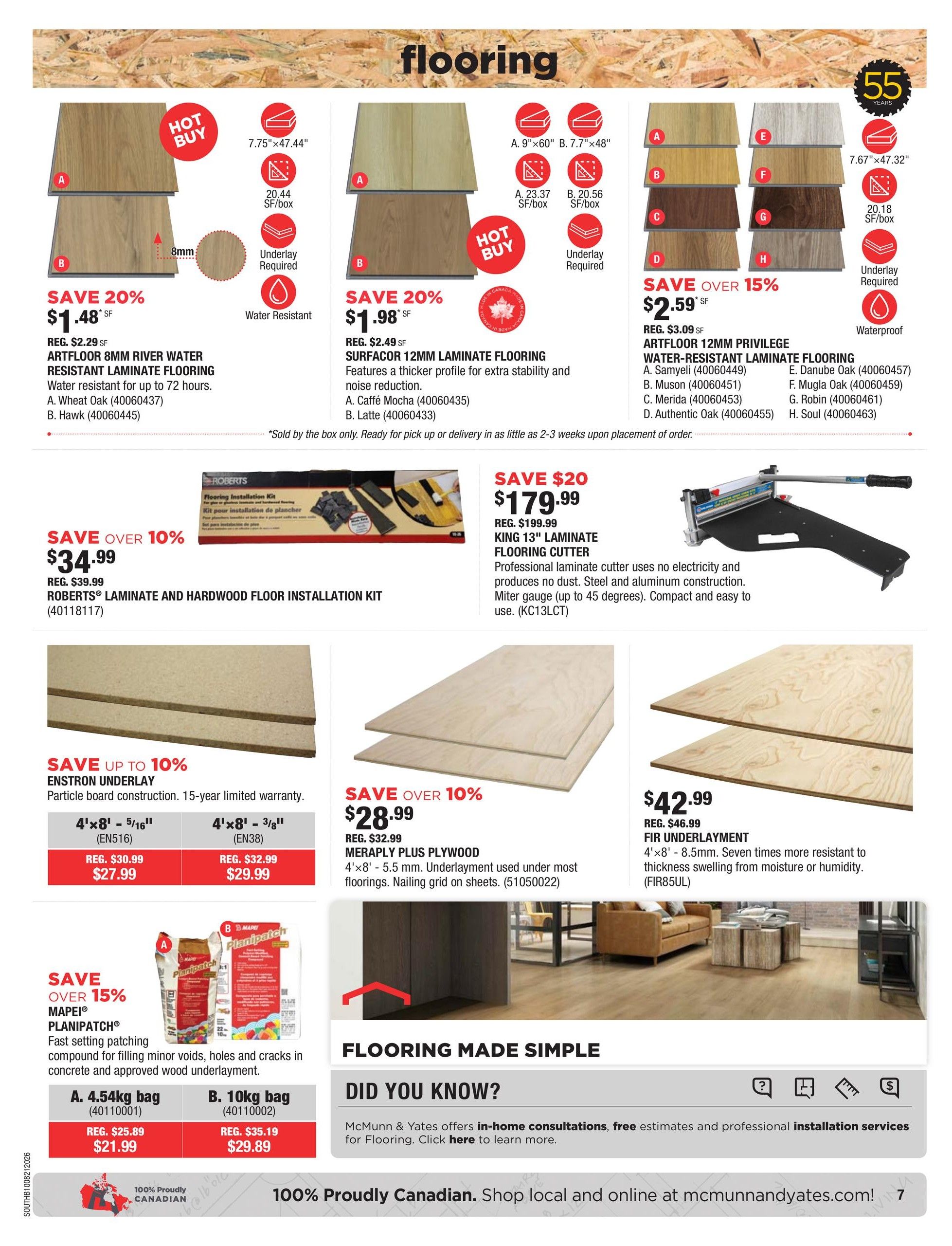 McMunn & Yates Building Supplies Flyer October 8 to 21