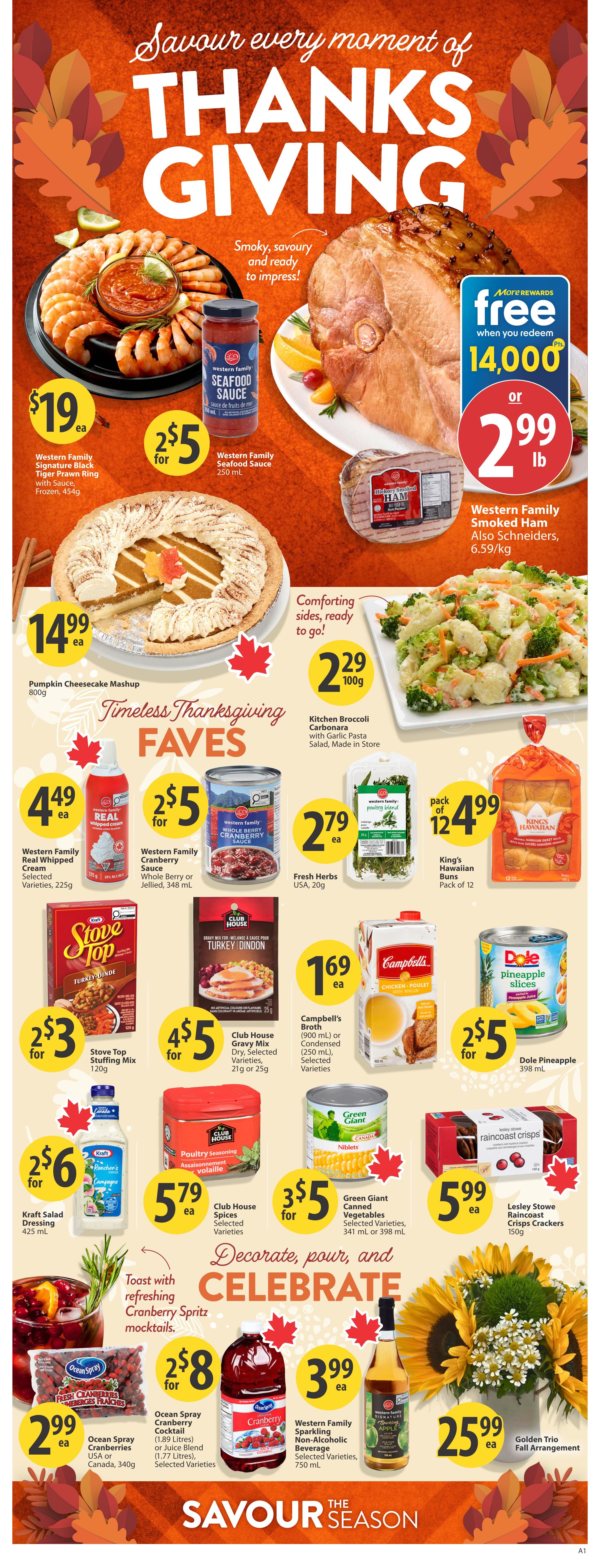 Save On Foods (BC) Flyer October 8 to 14