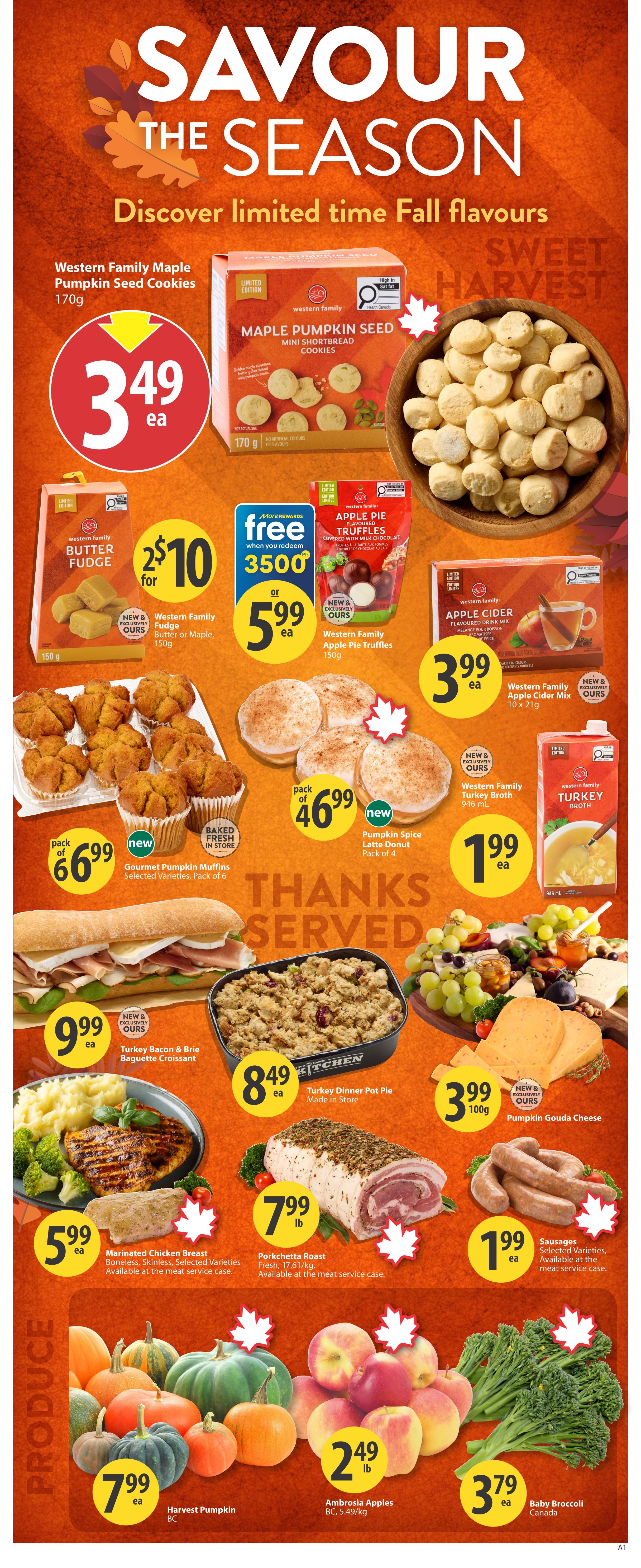 Save On Foods (BC) Flyer October 8 to 14