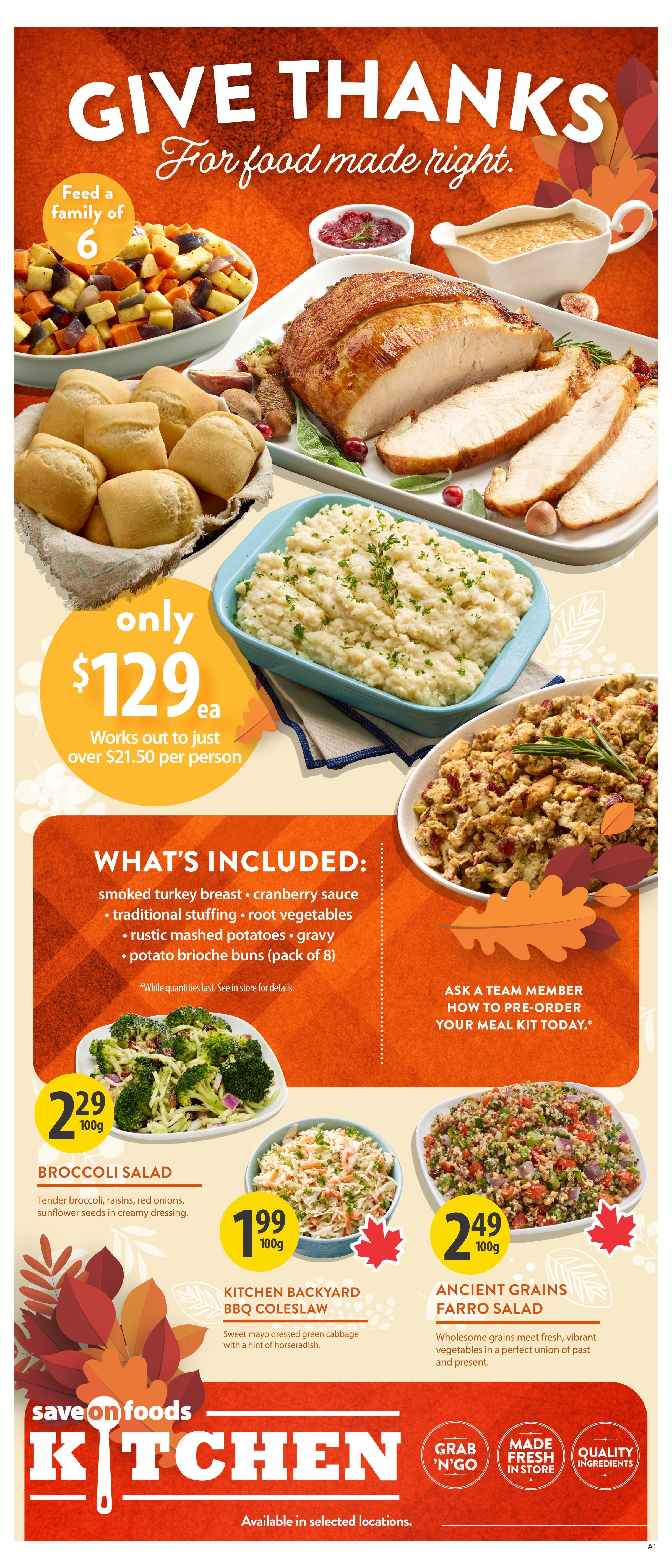 Save On Foods (BC) Flyer October 8 to 14