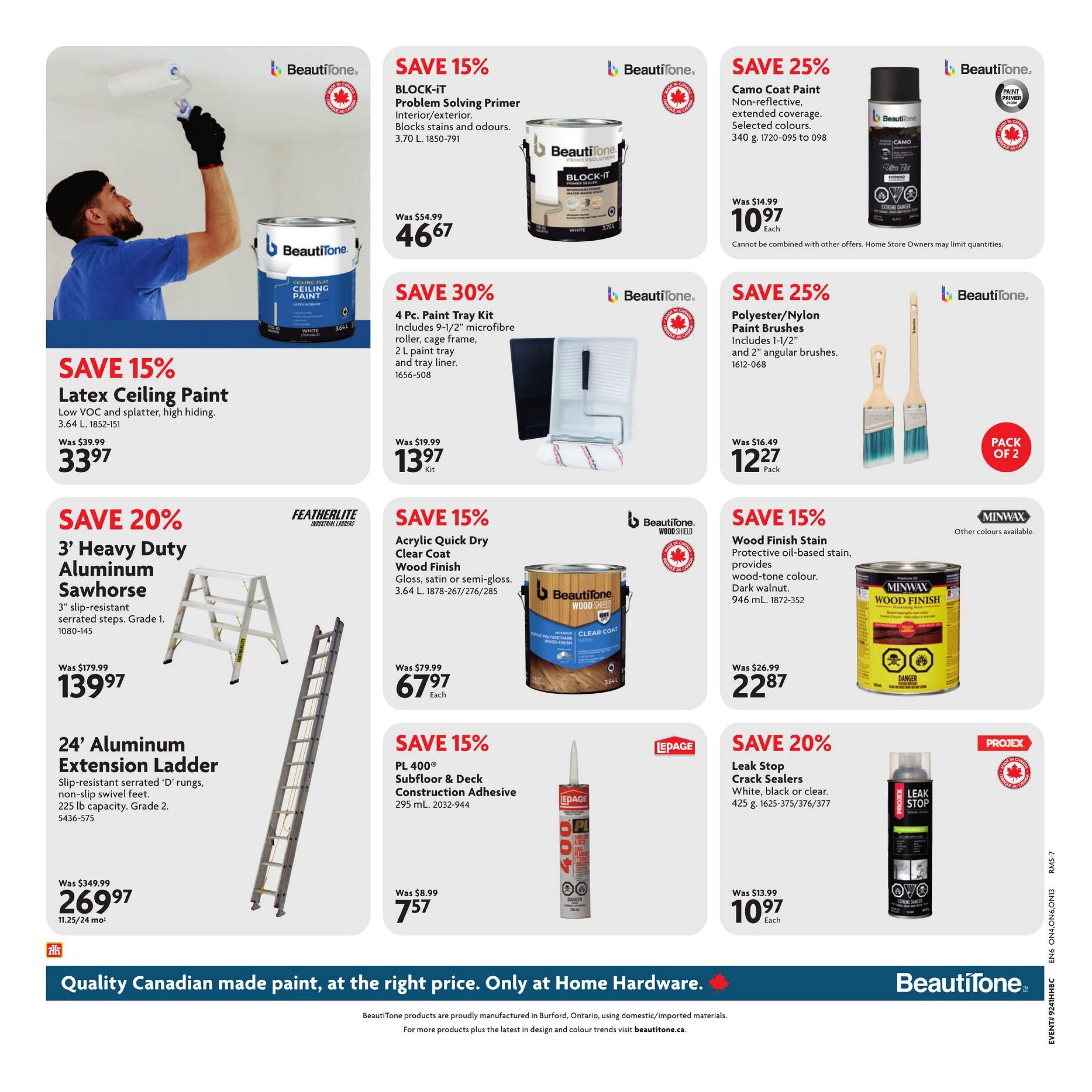 Home Hardware Building Centre (ON) Flyer October 8 to 21