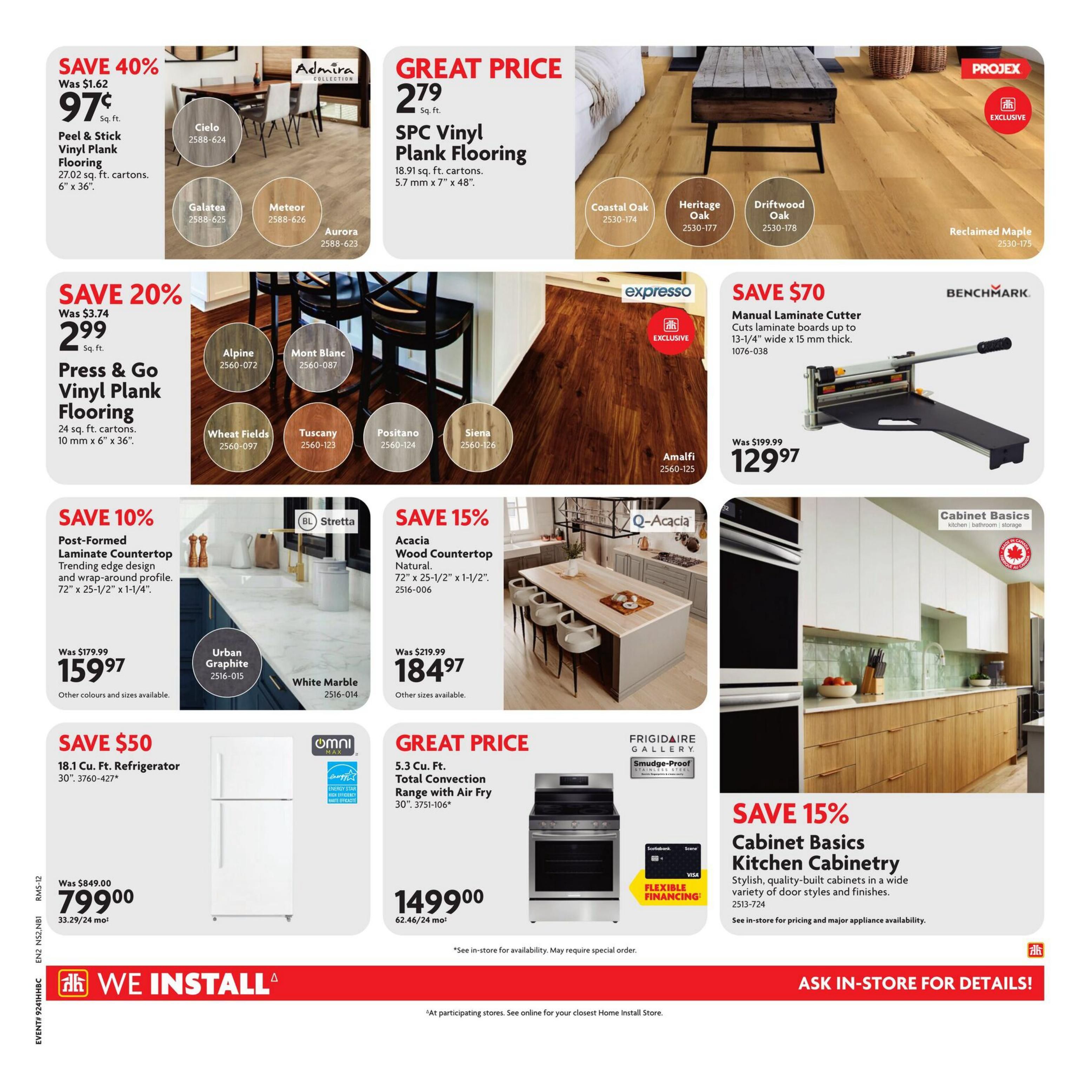 Home Hardware Building Centre (Atlantic) Flyer October 8 to 21