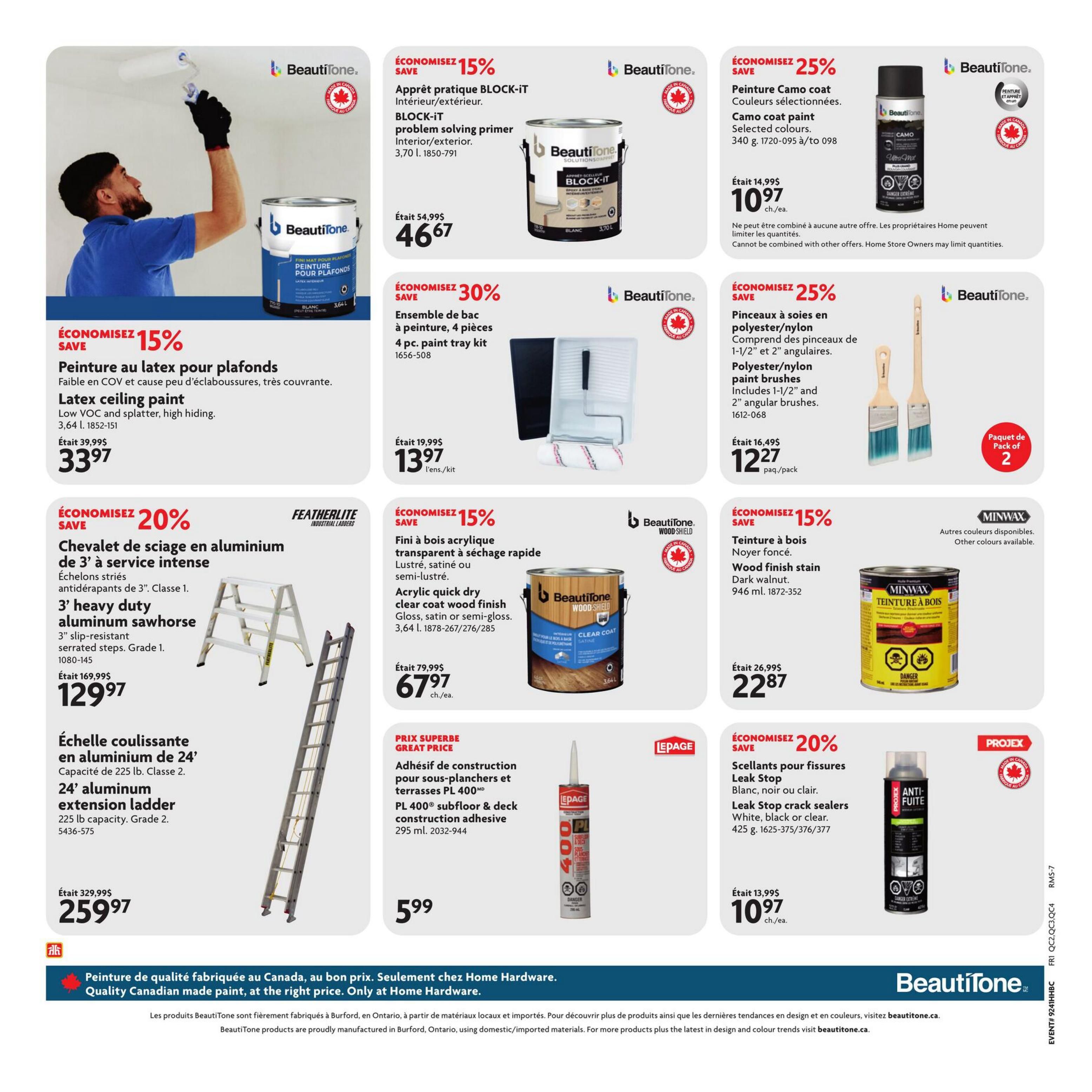 Home Hardware Building Centre (QC) Flyer October 8 to 21