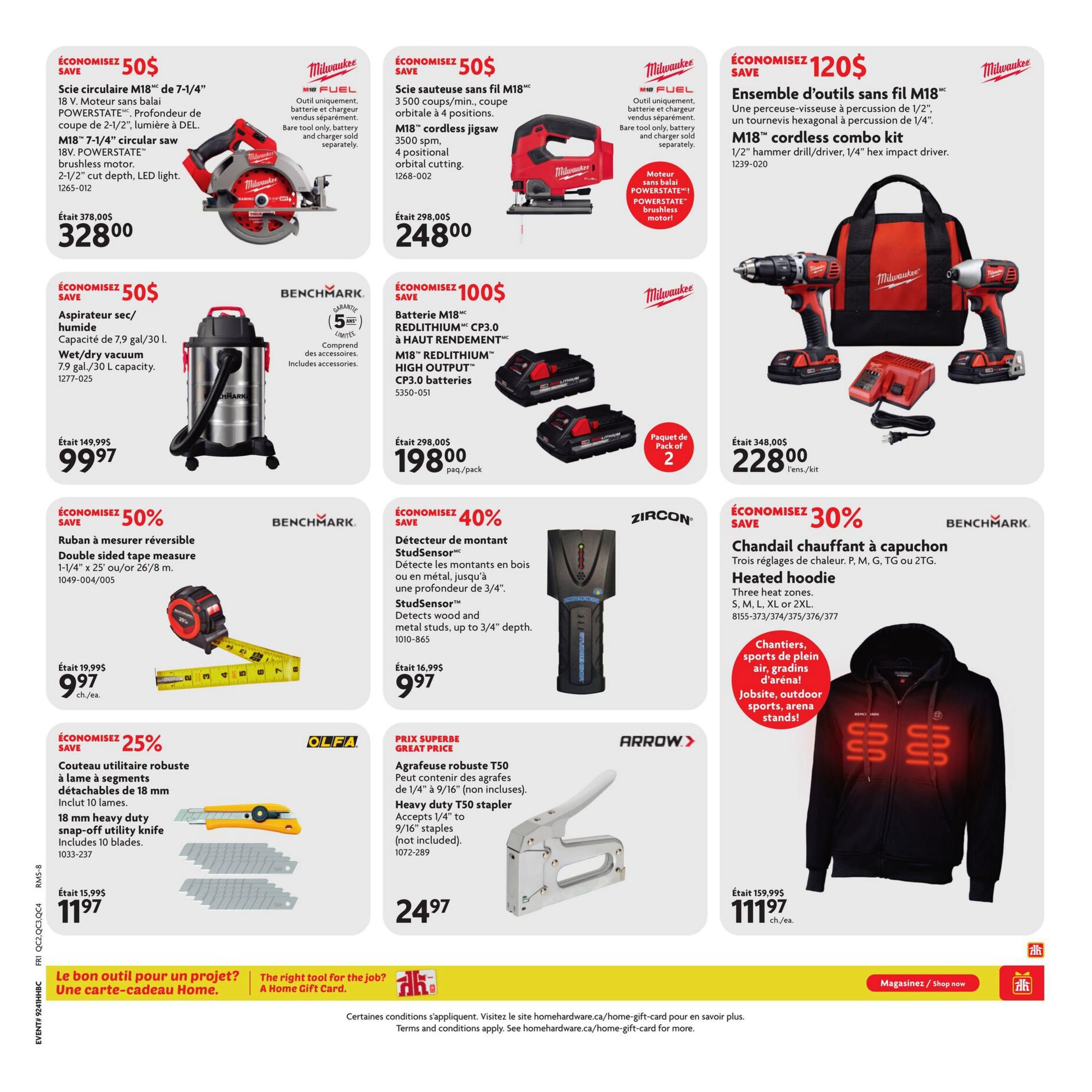 Home Hardware Building Centre (QC) Flyer October 8 to 21