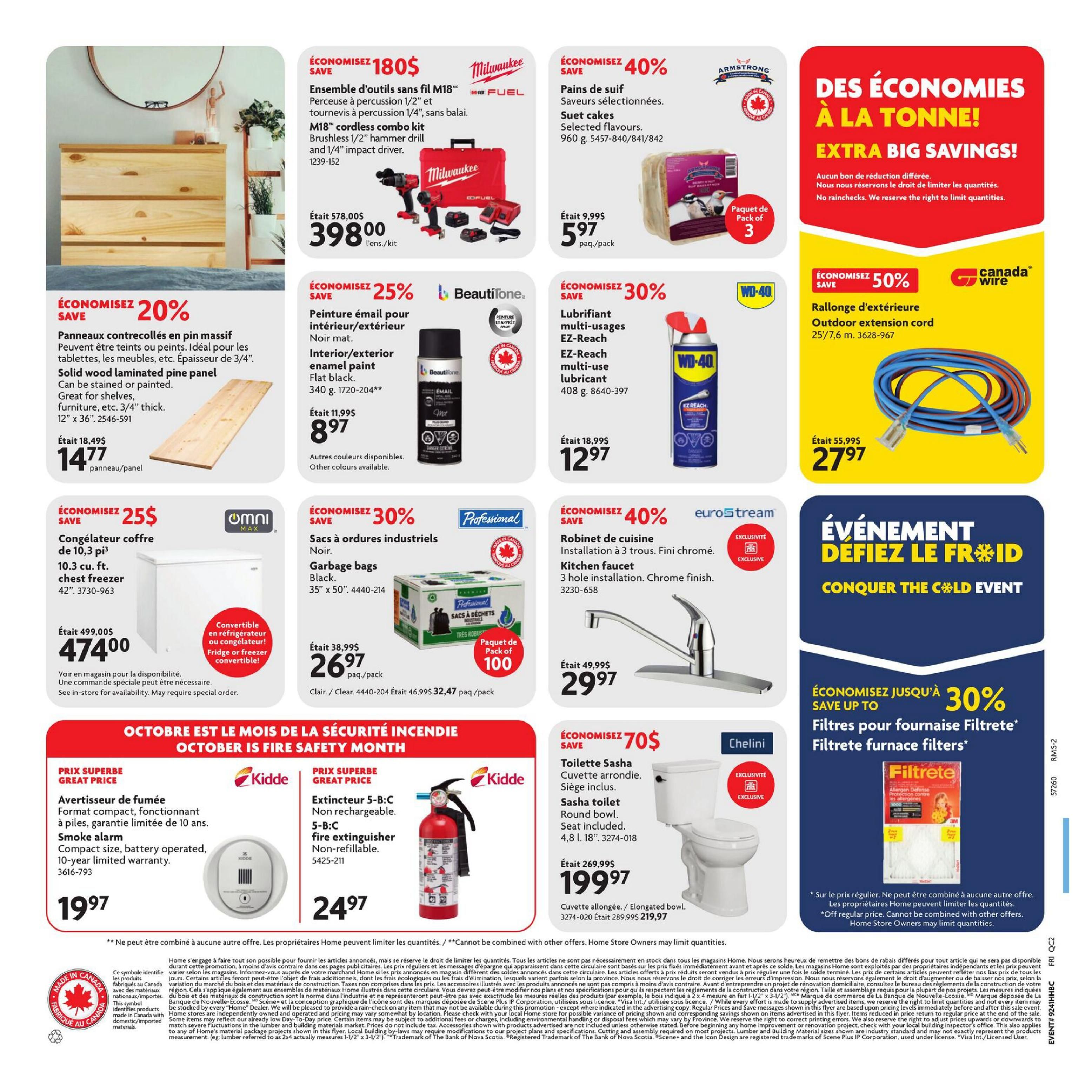 Home Hardware Building Centre (QC) Flyer October 8 to 21