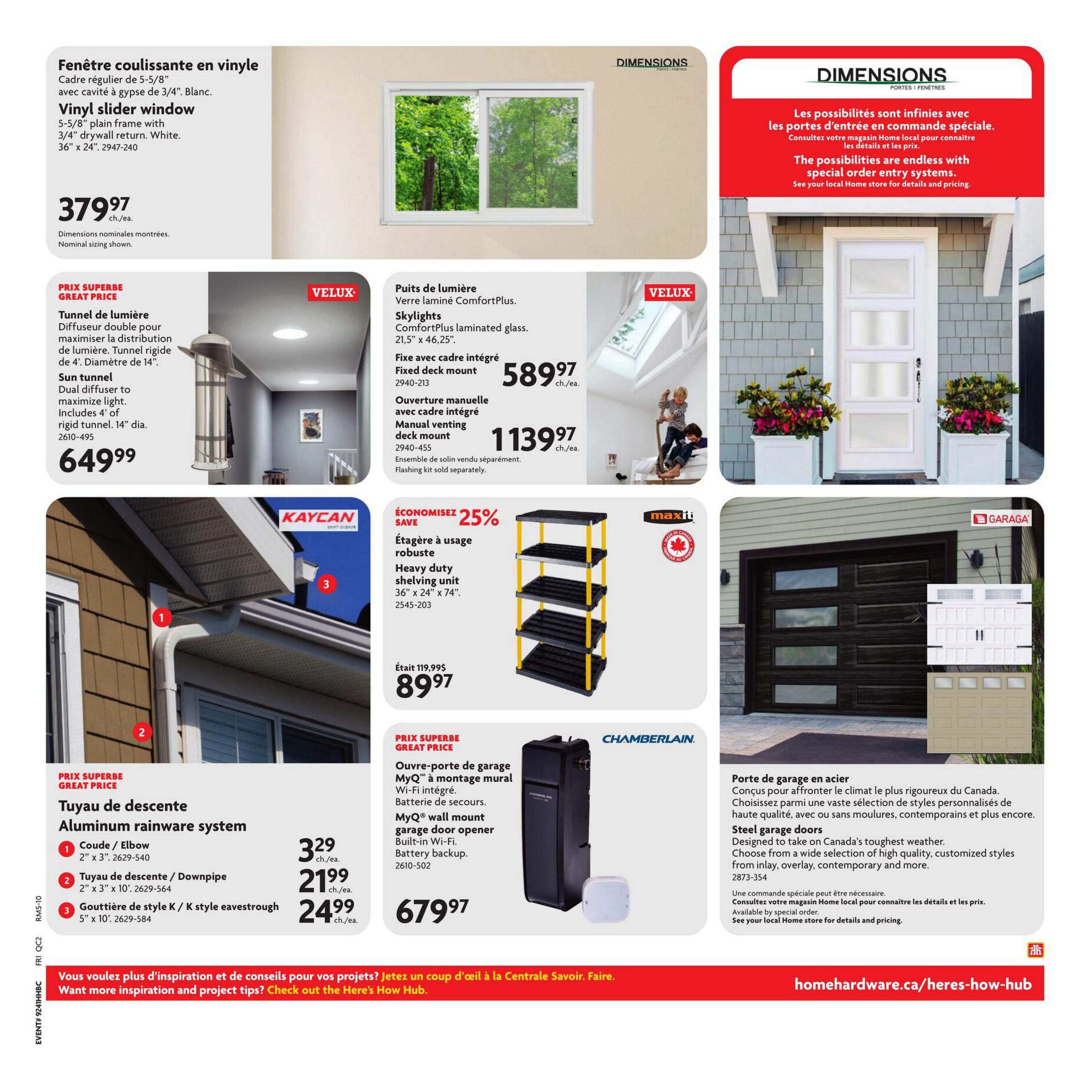 Home Hardware Building Centre (QC) Flyer October 8 to 21
