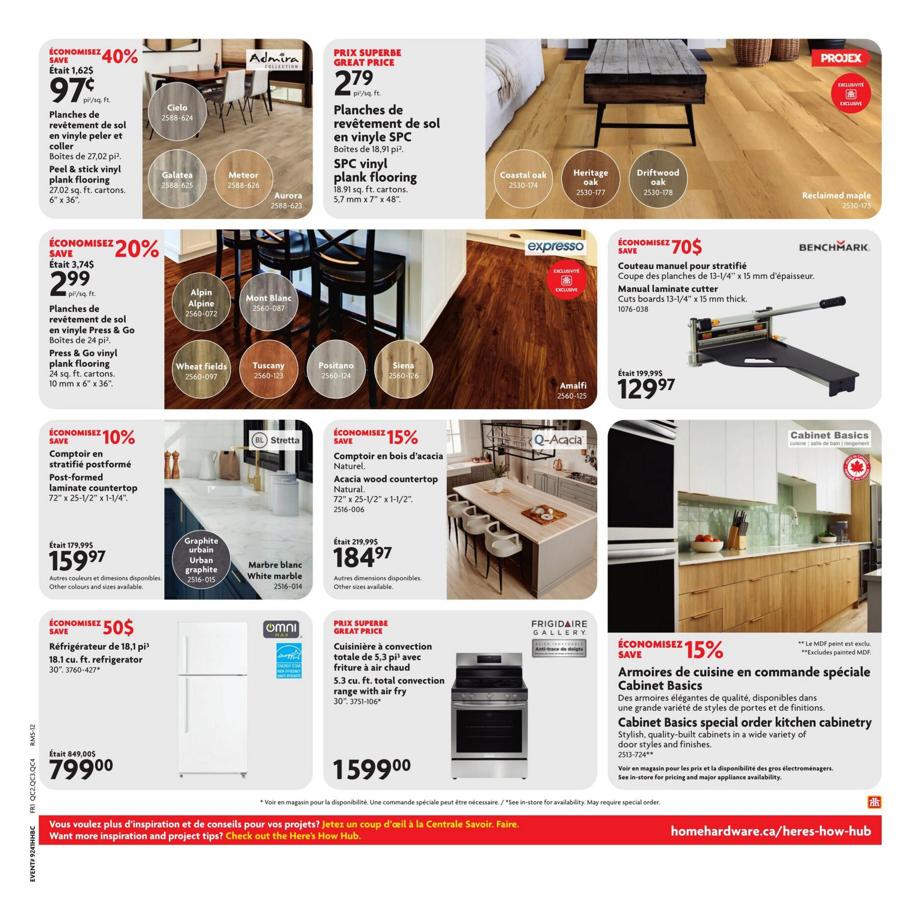 Home Hardware Building Centre (QC) Flyer October 8 to 21