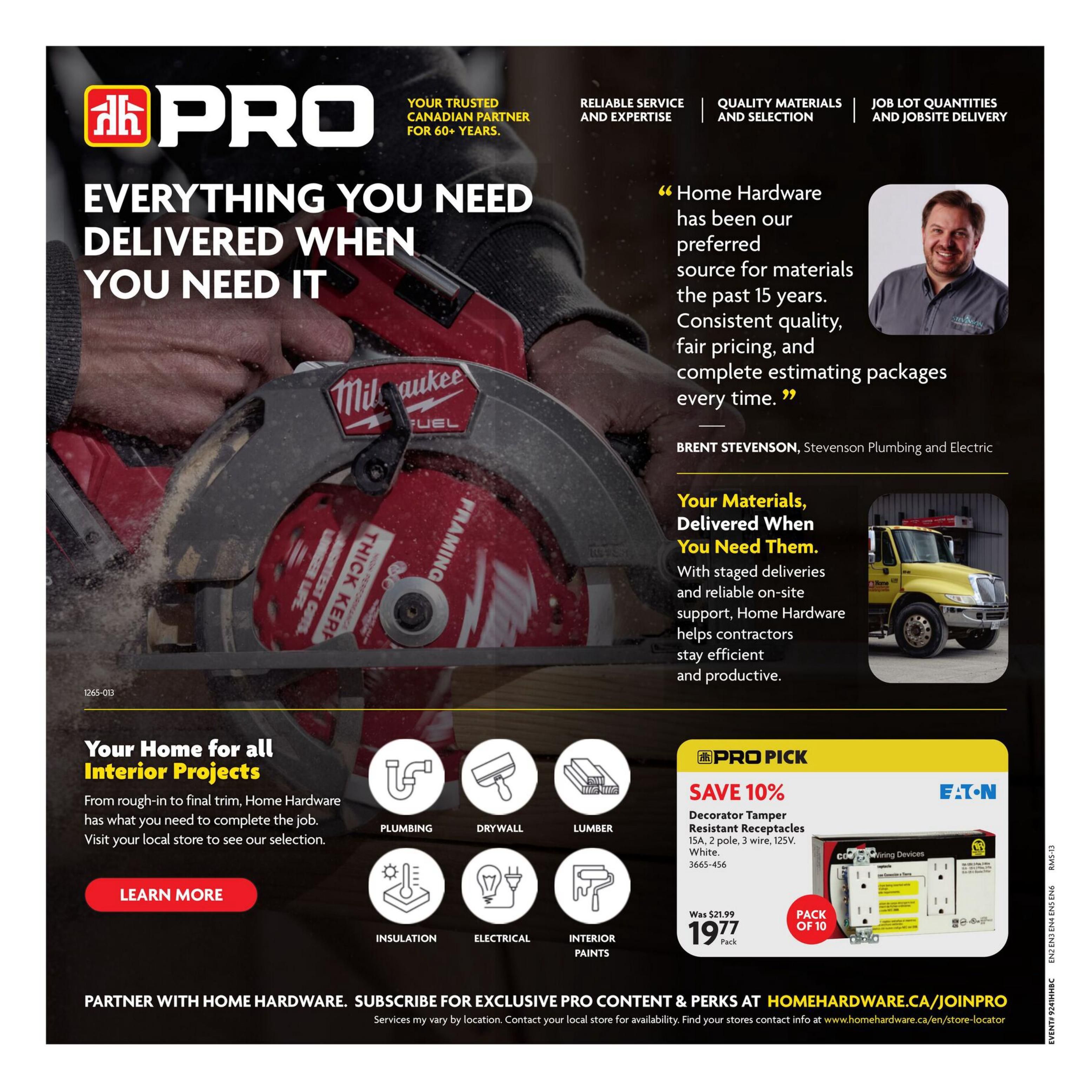 Home Hardware Building Centre (BC) Flyer October 8 to 21