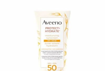 Amazon.ca: Aveeno Protect & Hydrate Face Sunscreen Lotion SPF 50 88ml $8.26