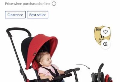 Walmart: smarTrike STR3 6-Stage Folding Stroller-Trike